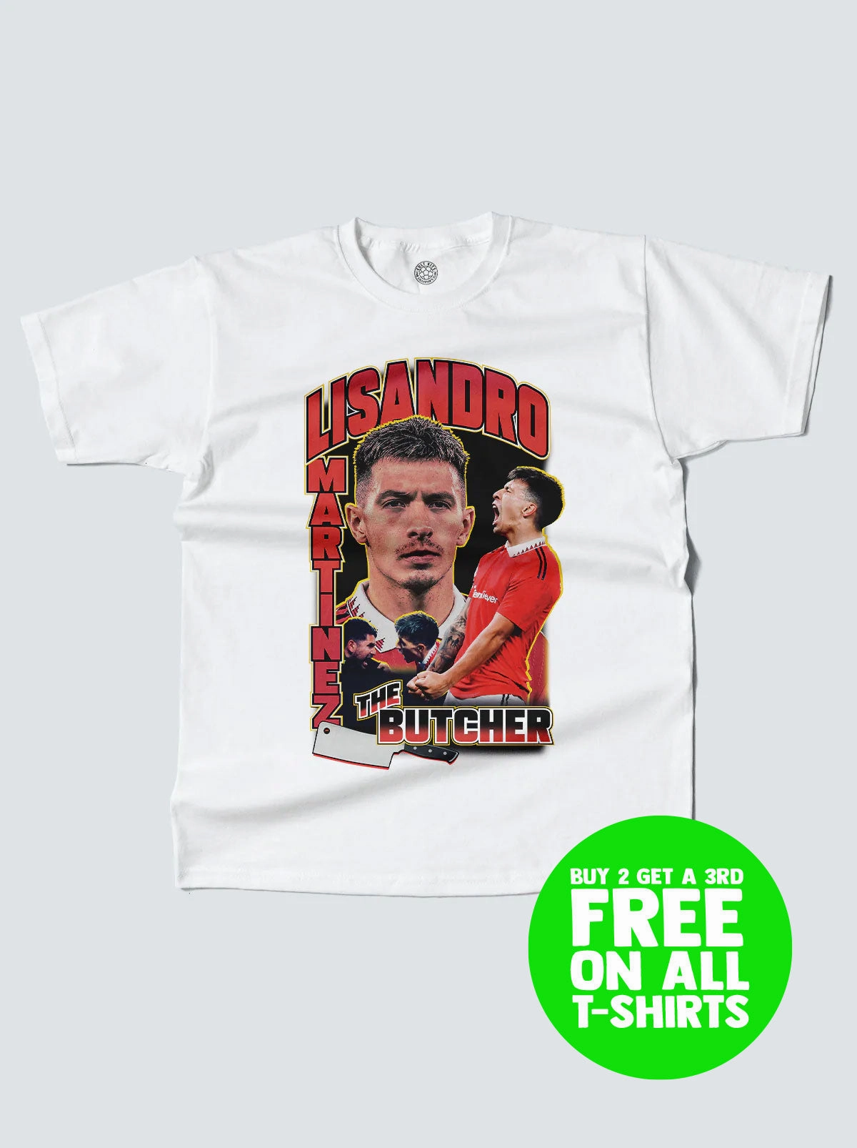 skinny but not tight Date night MANCHESTER UNITED MARTINEZ BOOTLEG TEE