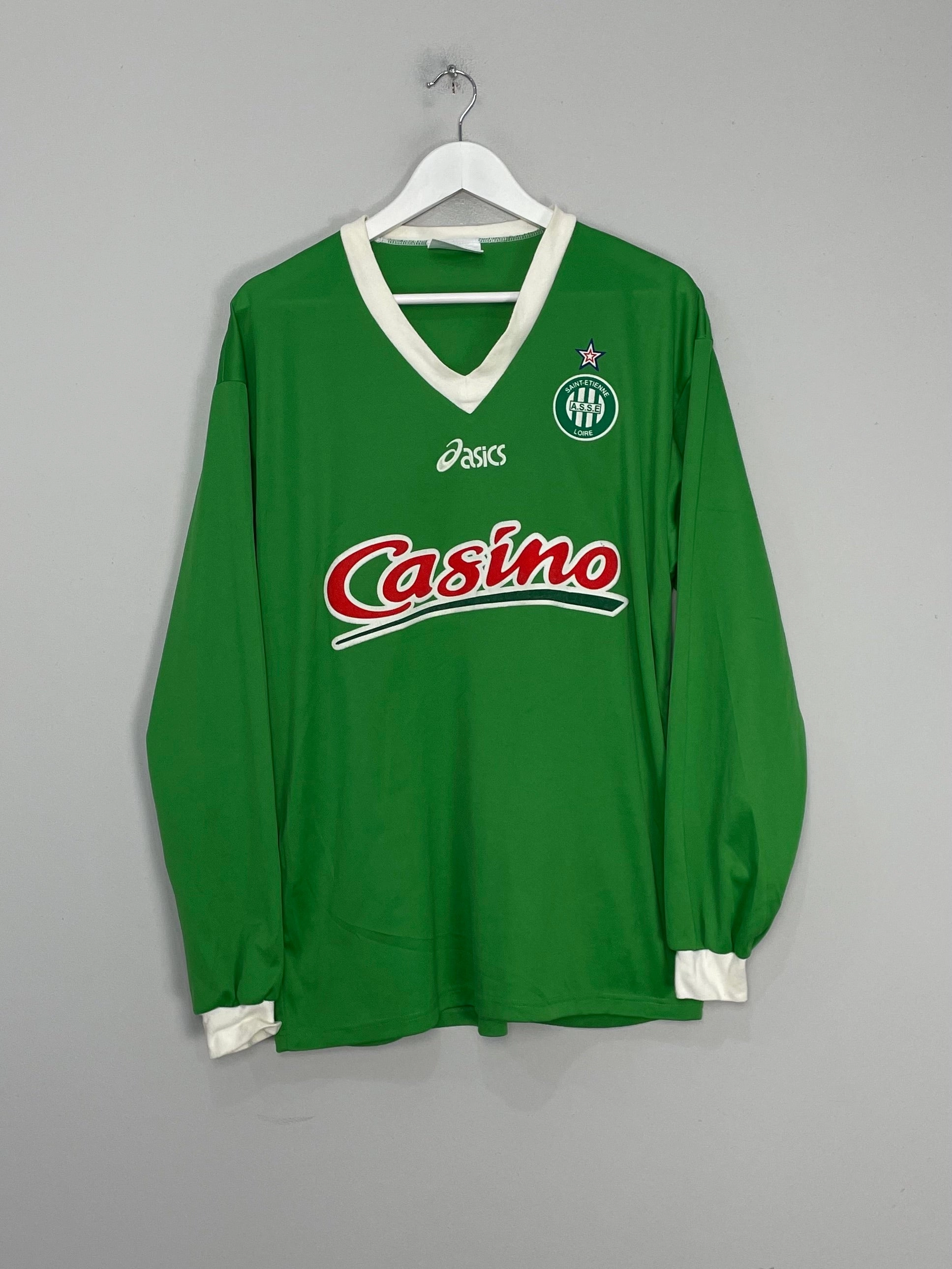 gear up Outdoor Ready 1998/99 SAINT ETIENNE L/S HOME SHIRT (XL) ASICS