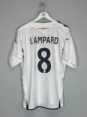 2007/09 ENGLAND LAMPARD #8 HOME SHIRT (XL) UMBRO Relaxed Silhouette