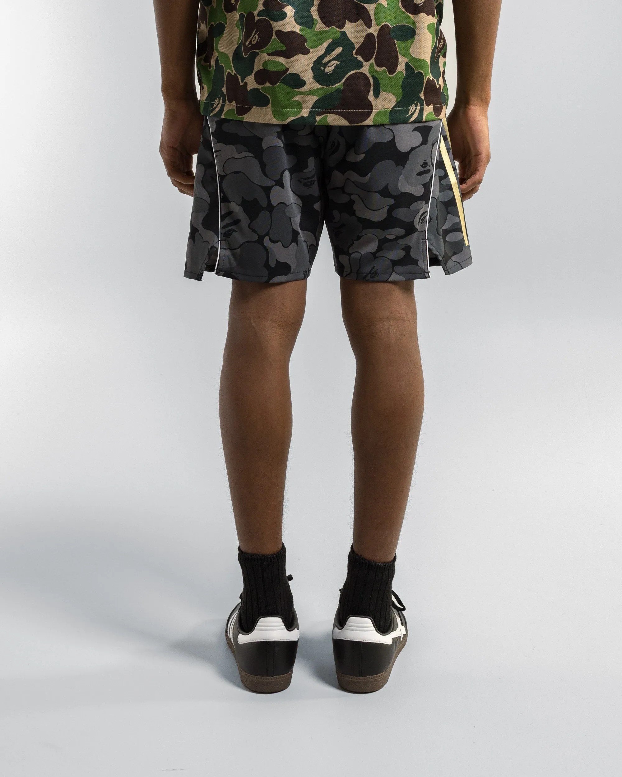 Football Shorts x BAPE - Black ABC Camo Stay Cool