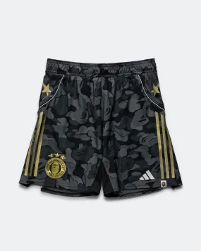 Football Shorts x BAPE - Black ABC Camo Multi Pocket System