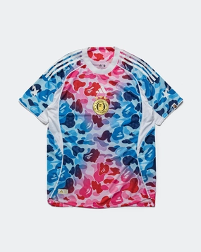 Travel Style Trend All-Purpose Comfort Football Jersey x BAPE - Blue ABC Camo