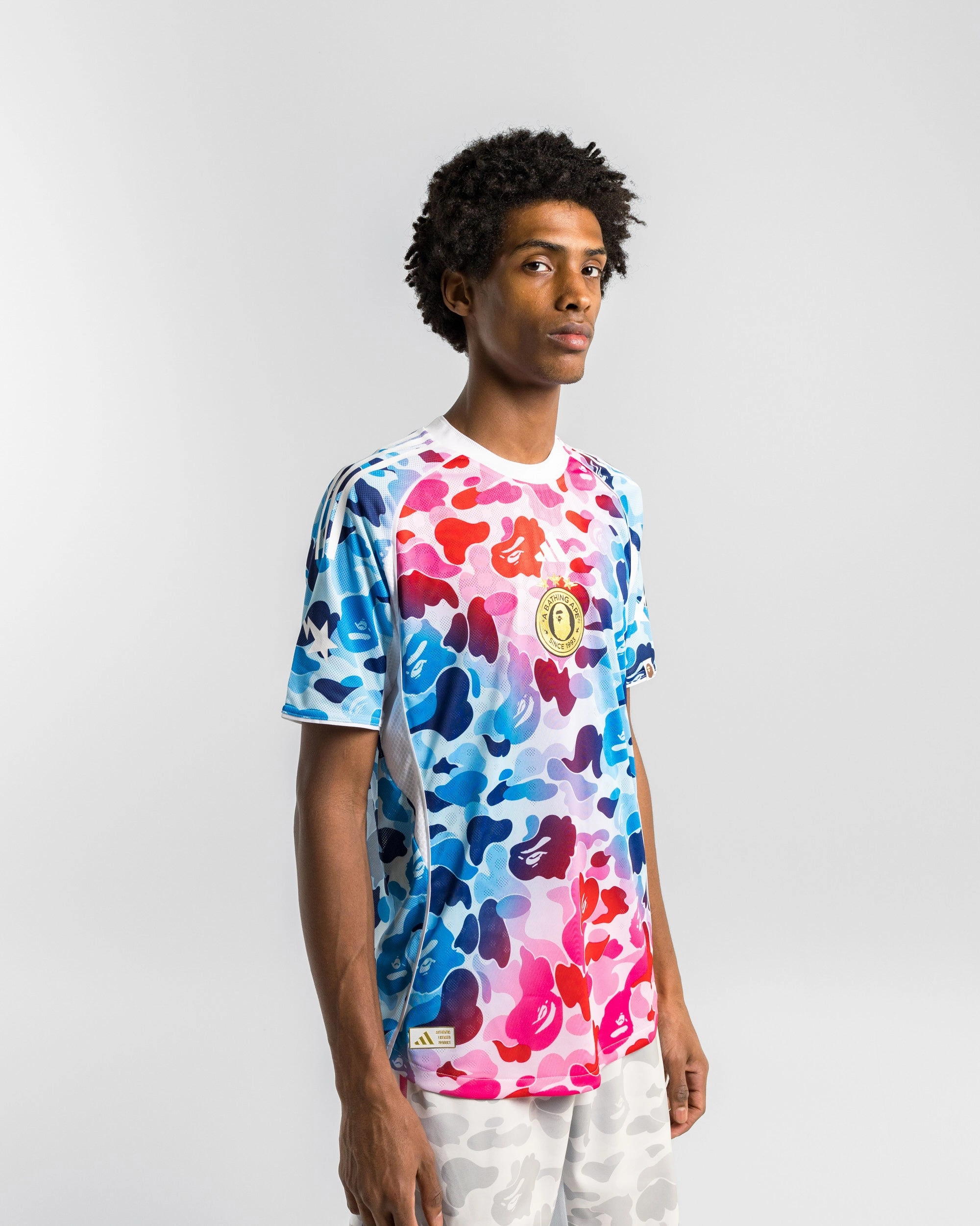 Football Jersey x BAPE - Blue ABC Camo Holiday Outfit Style Minimalist Style