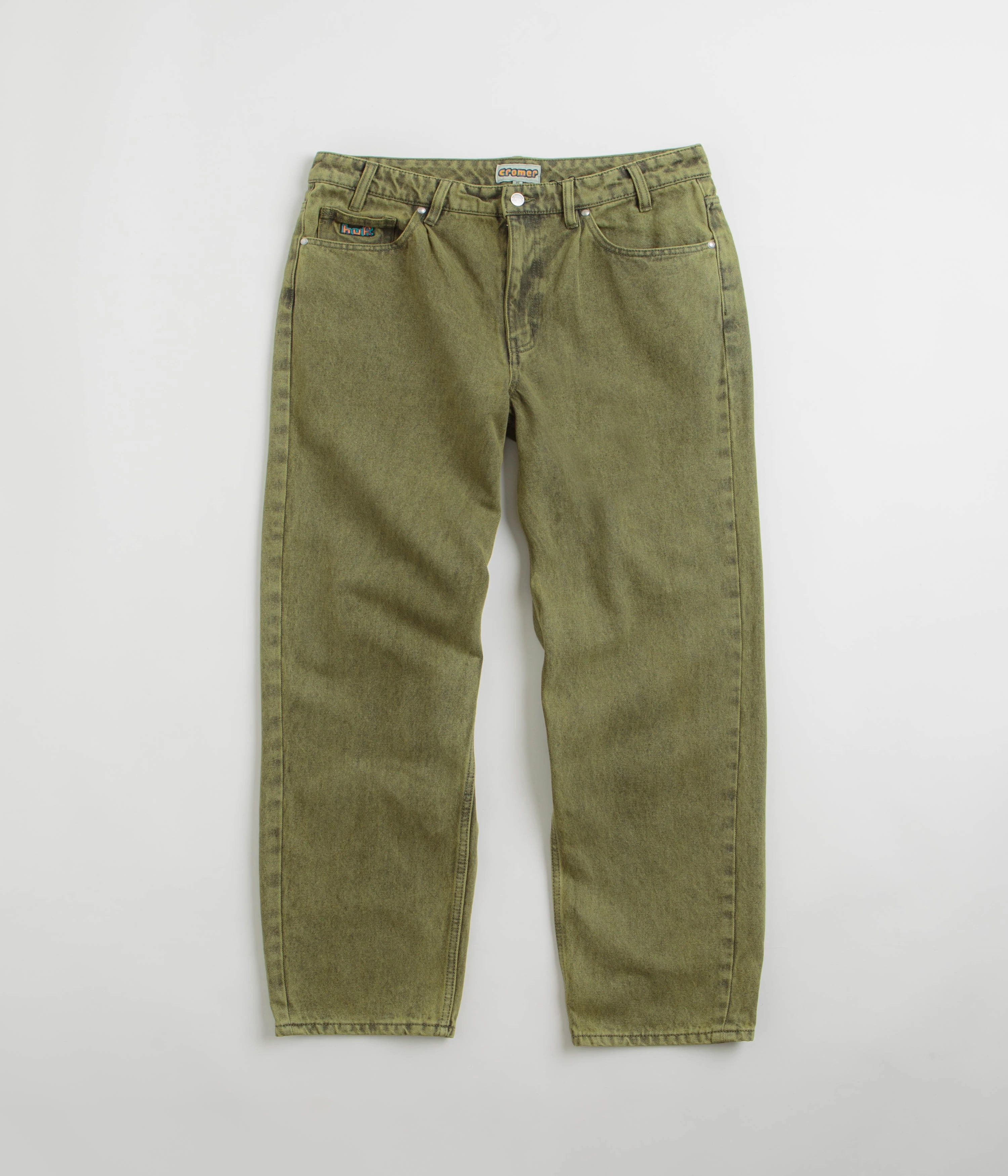 HUF Cromer Washed Pants - Dried Herb light feel