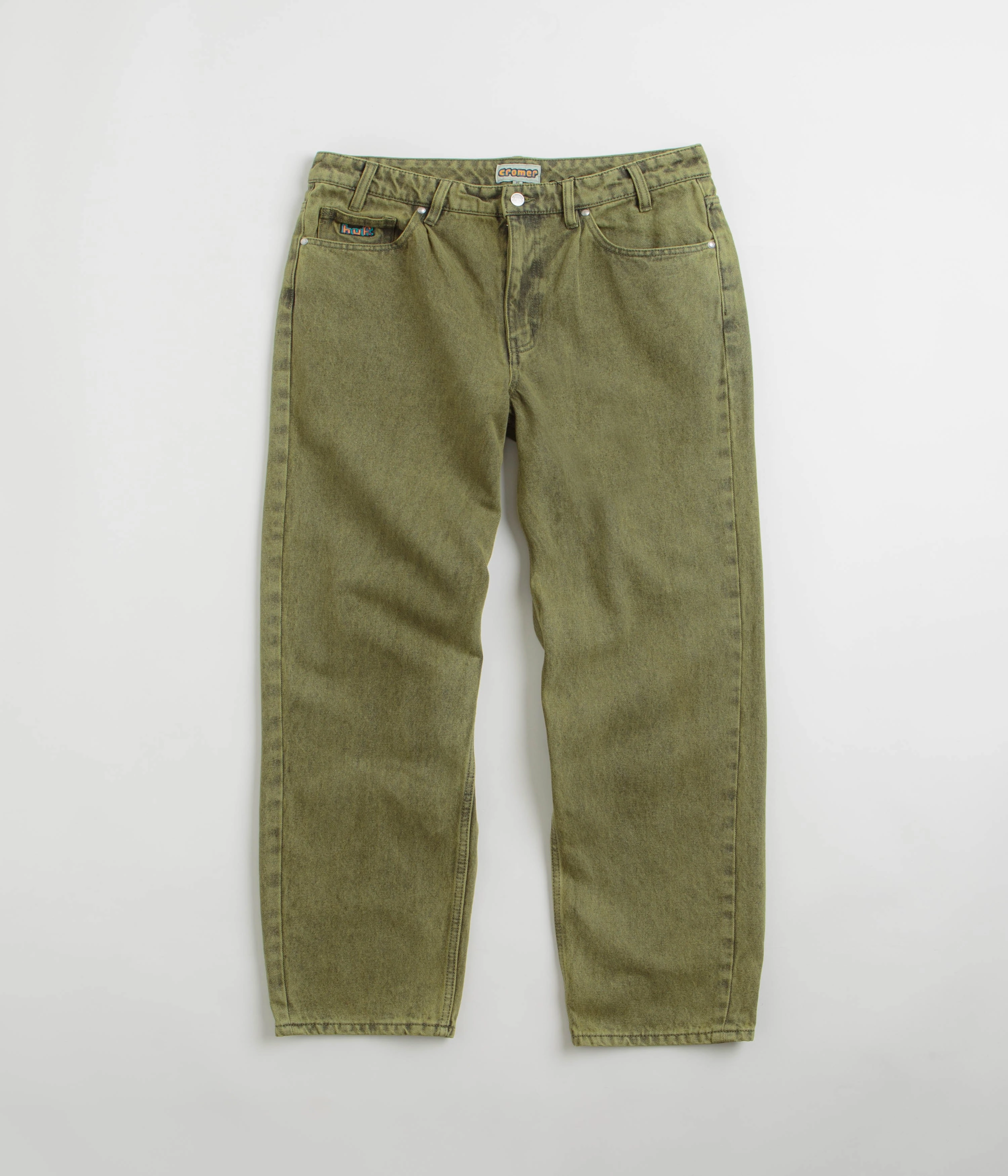 HUF Cromer Washed Pants - Dried Herb Stretchable Wear