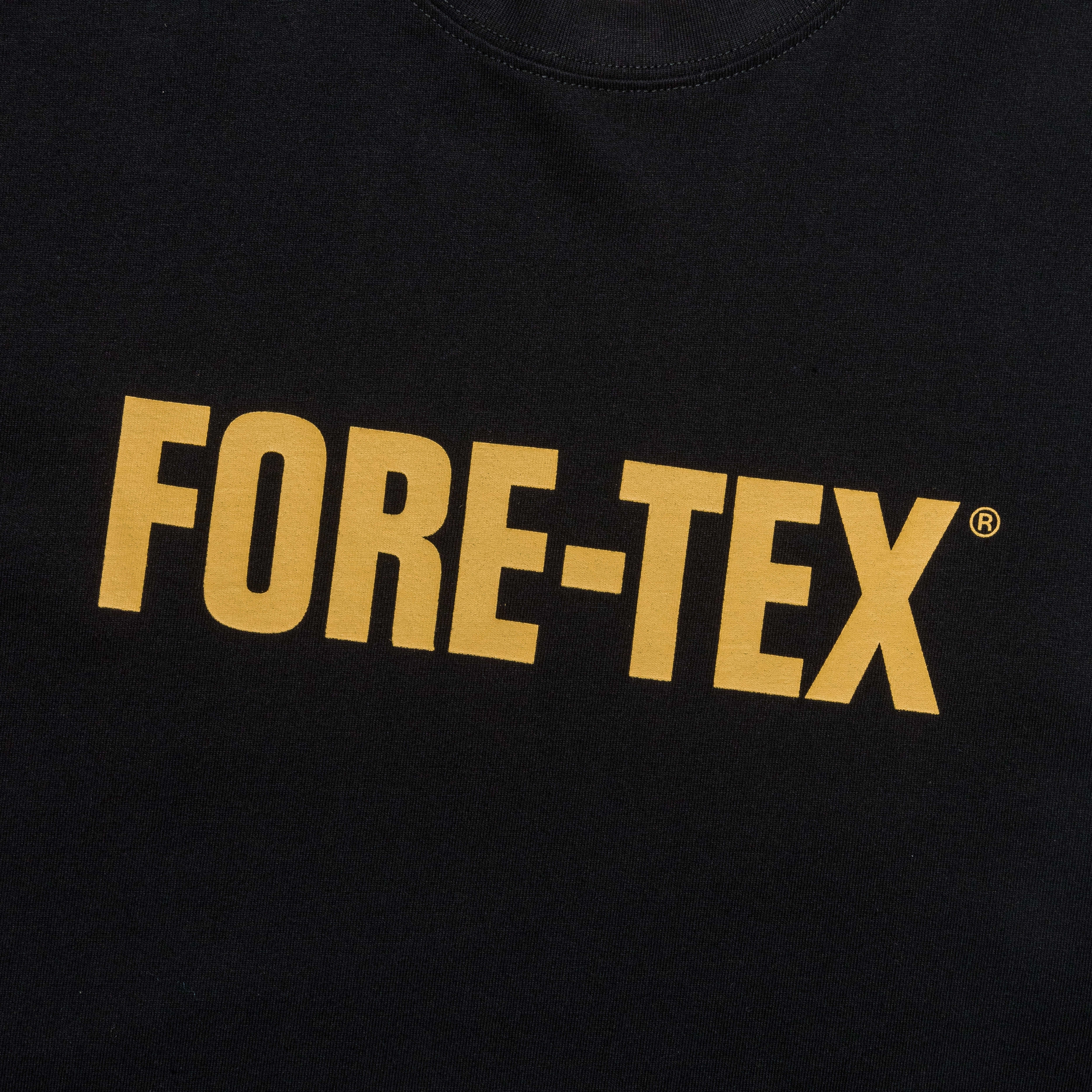 Fore-Tex T-Shirt - Black Abrasion Resistant Fabric Leisure Wear
