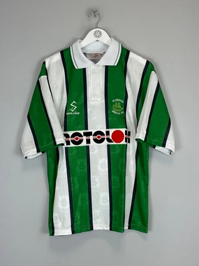 slim cut 1996/97 PLYMOUTH ARGYLE *MINT* AWAY SHIRT (L) SUPER LEAGUE