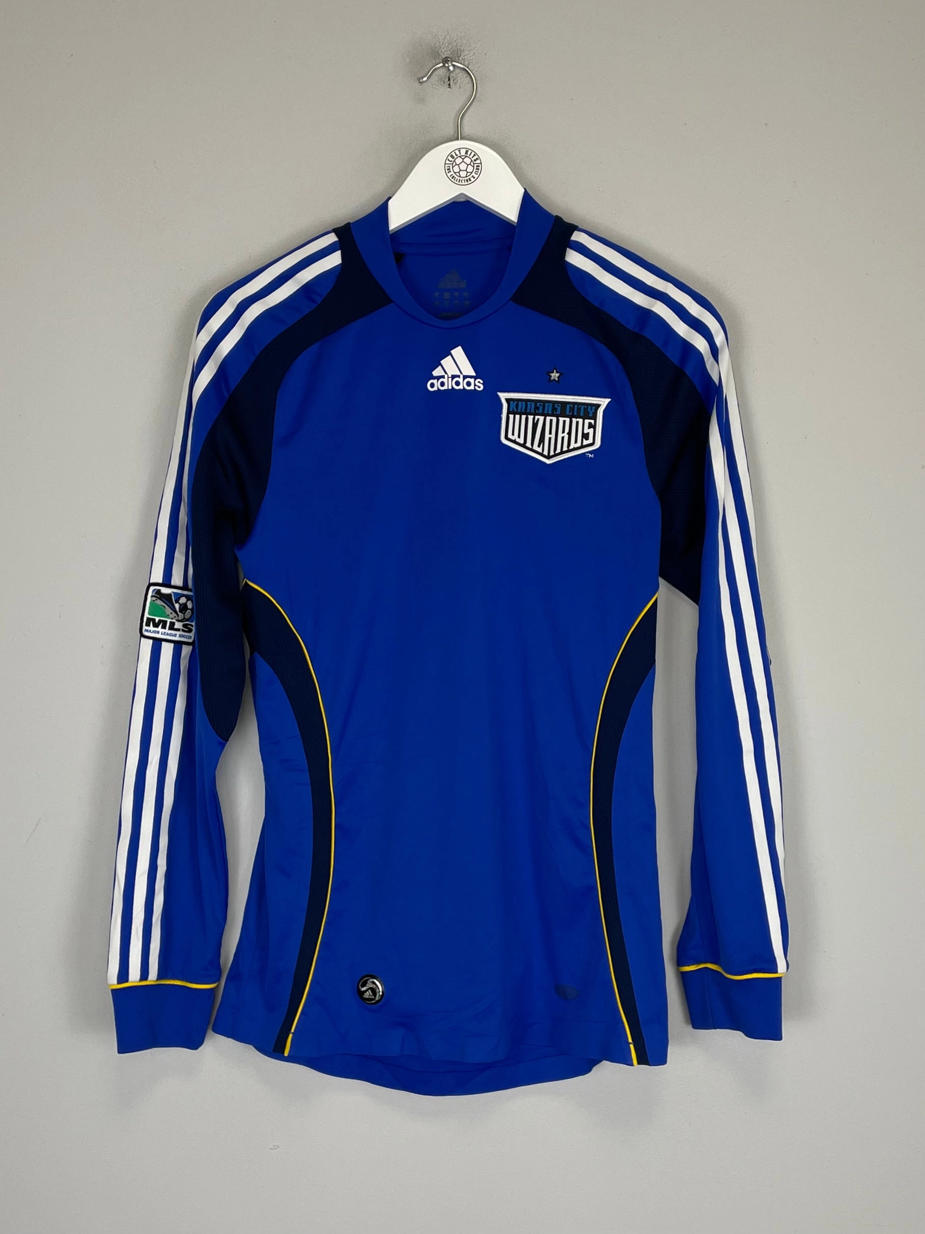 2008/09 KANSAS CITY WIZARDS L/S HOME SHIRT (S) ADIDAS Quick Adjust