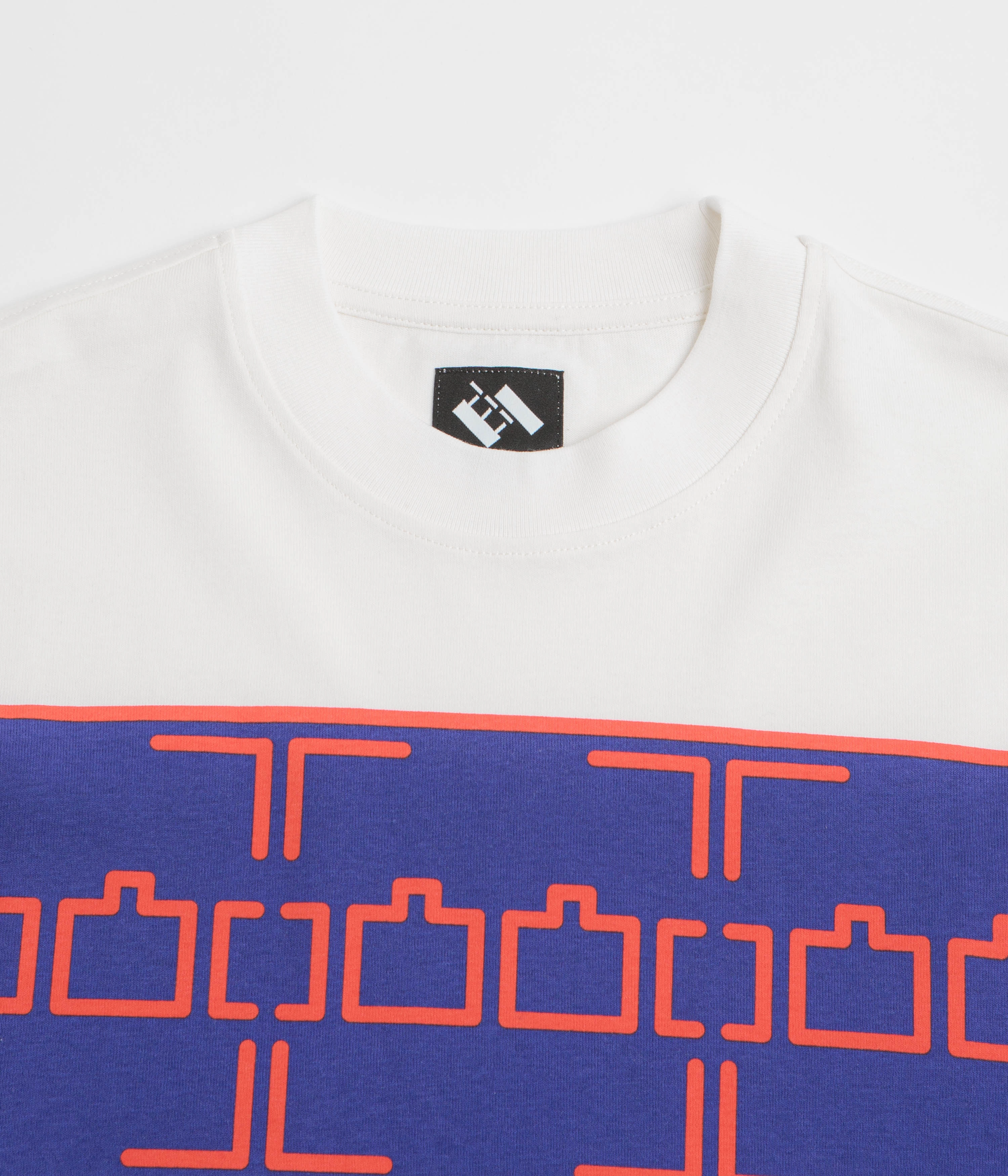 Good stretch The Trilogy Tapes Dashed Line T-Shirt - White