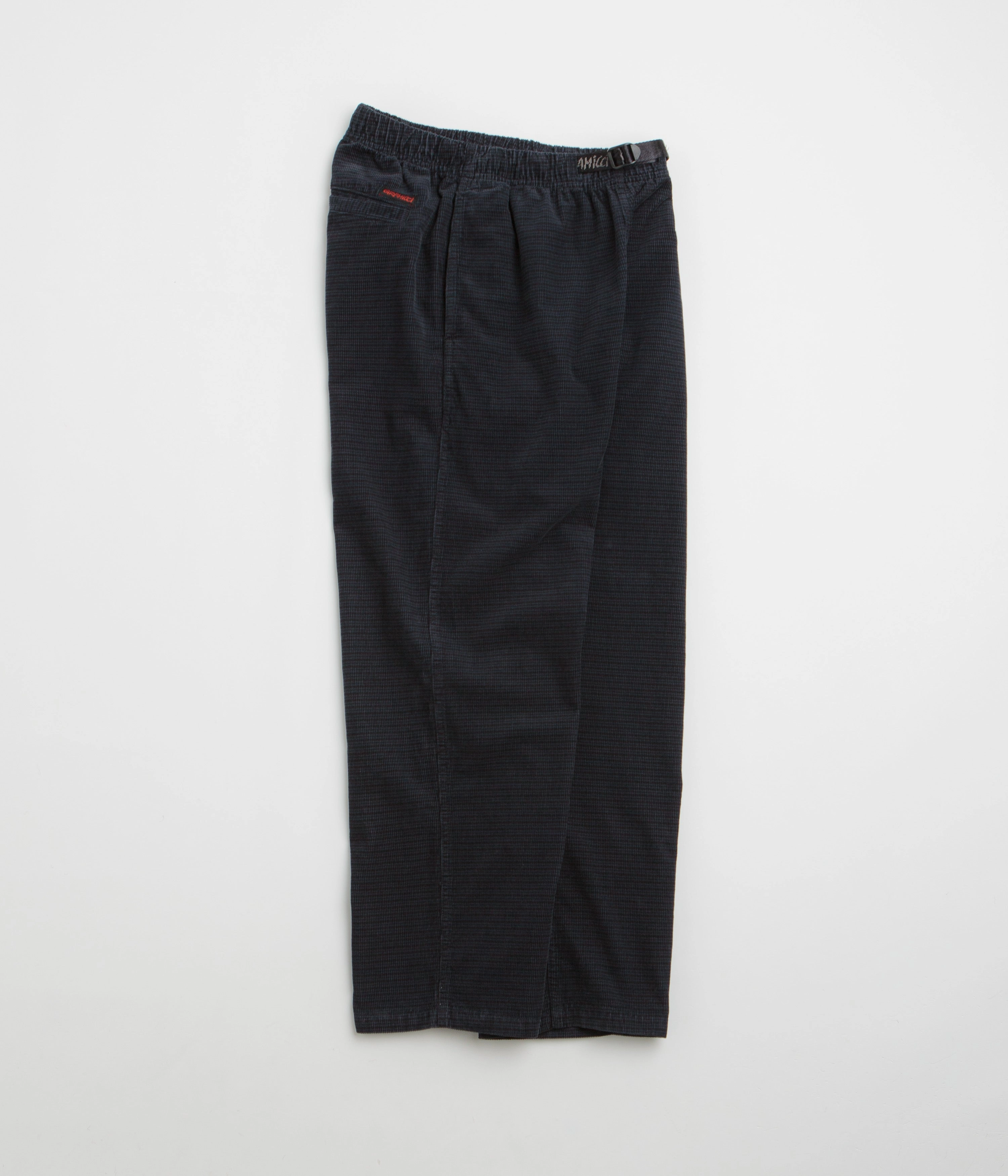 Gramicci O.G. Grid Check Jam Pants - Double Navy Curved Waistline