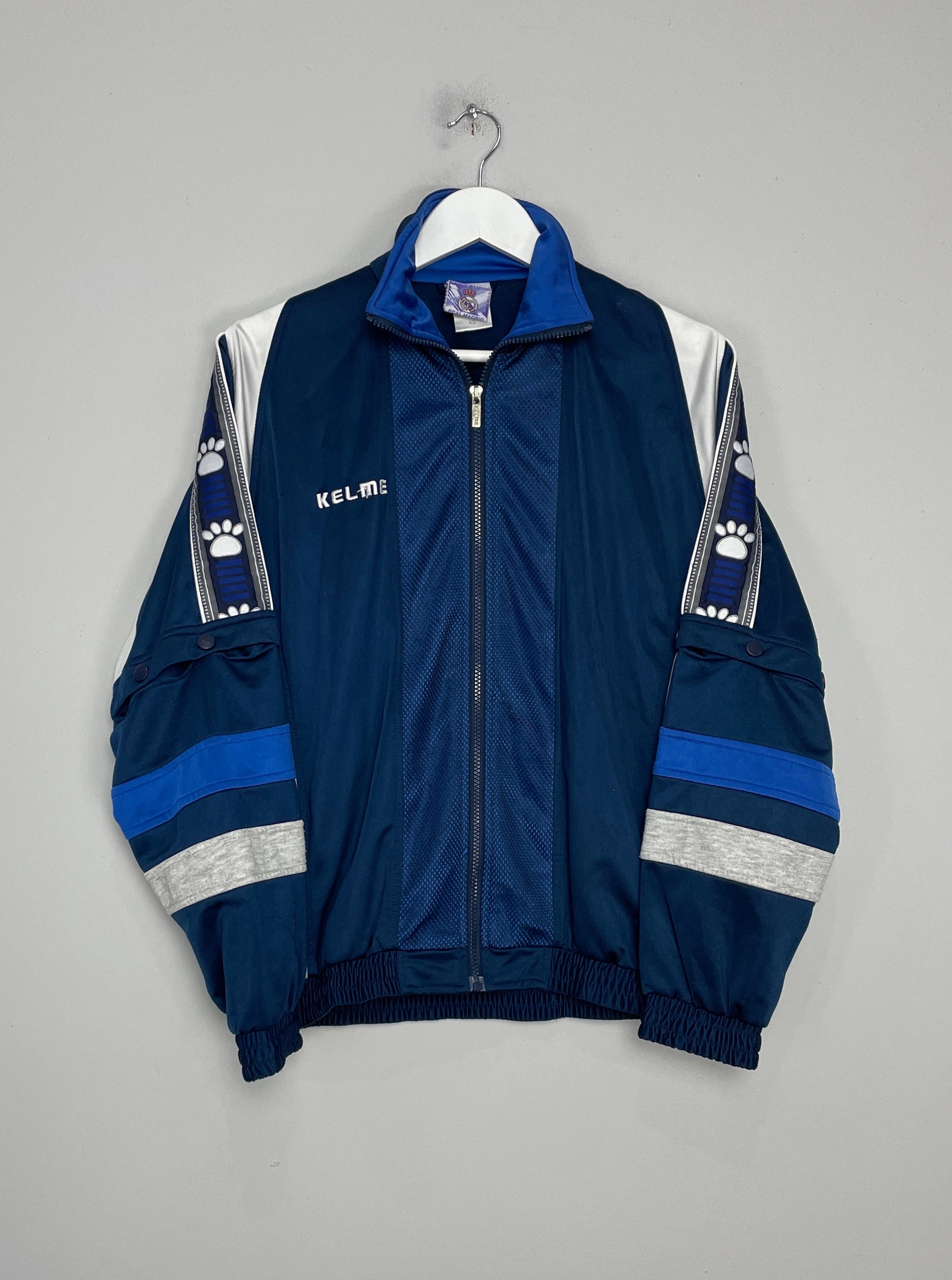 1997/98 REAL MADRID TRACK JACKET (XS) KELME Easy to Wear DynamicFlex