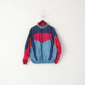 Date night Articulated Sleeve Cut Frank Shorter Men M Jacket Multi Colour Nylon Waterproof Sportswear Run Shiny Retro Top