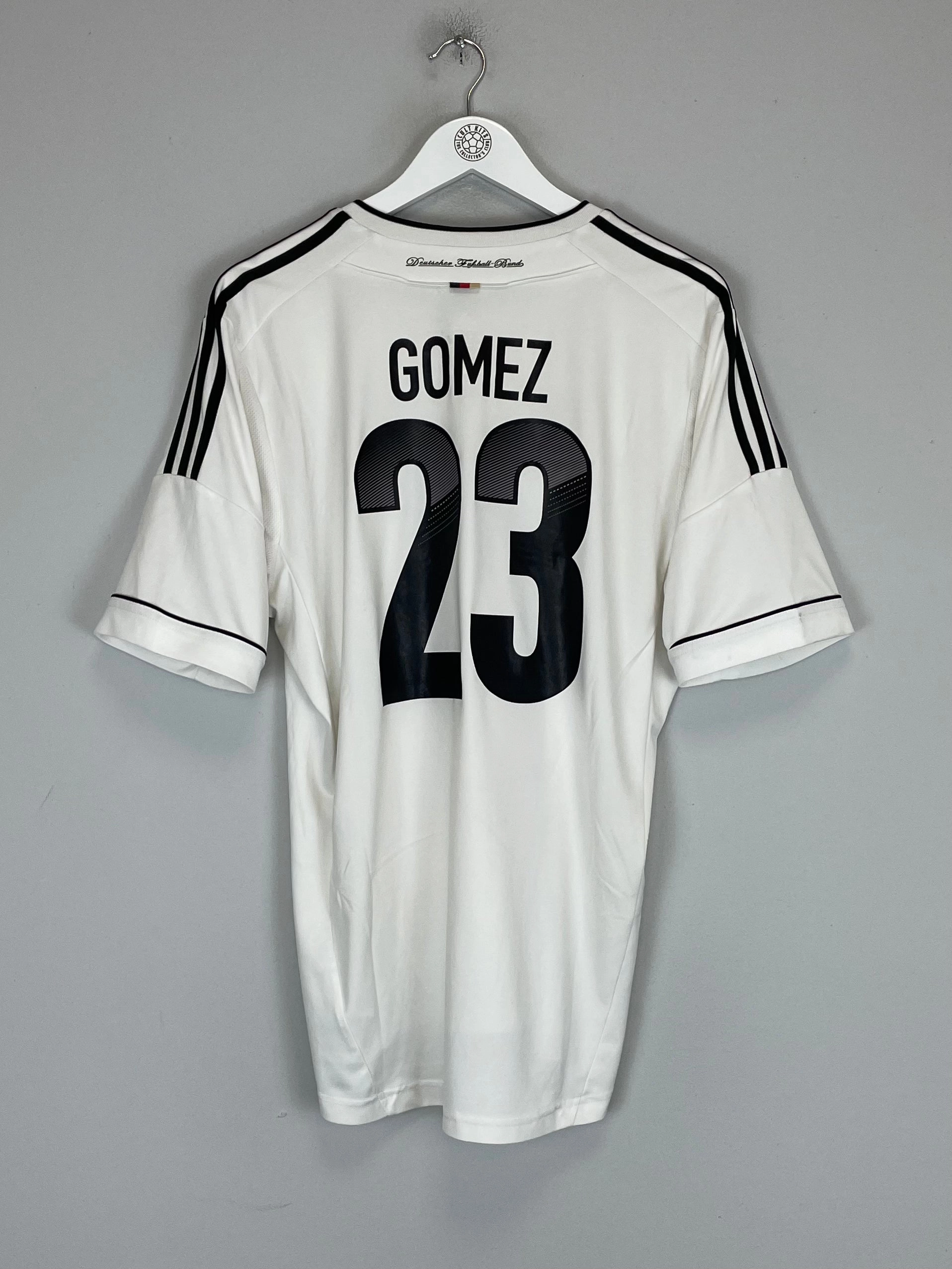 Wrinkle resistant fabric 2012/13 GERMANY GOMEZ #23 HOME SHIRT (L) ADIDAS