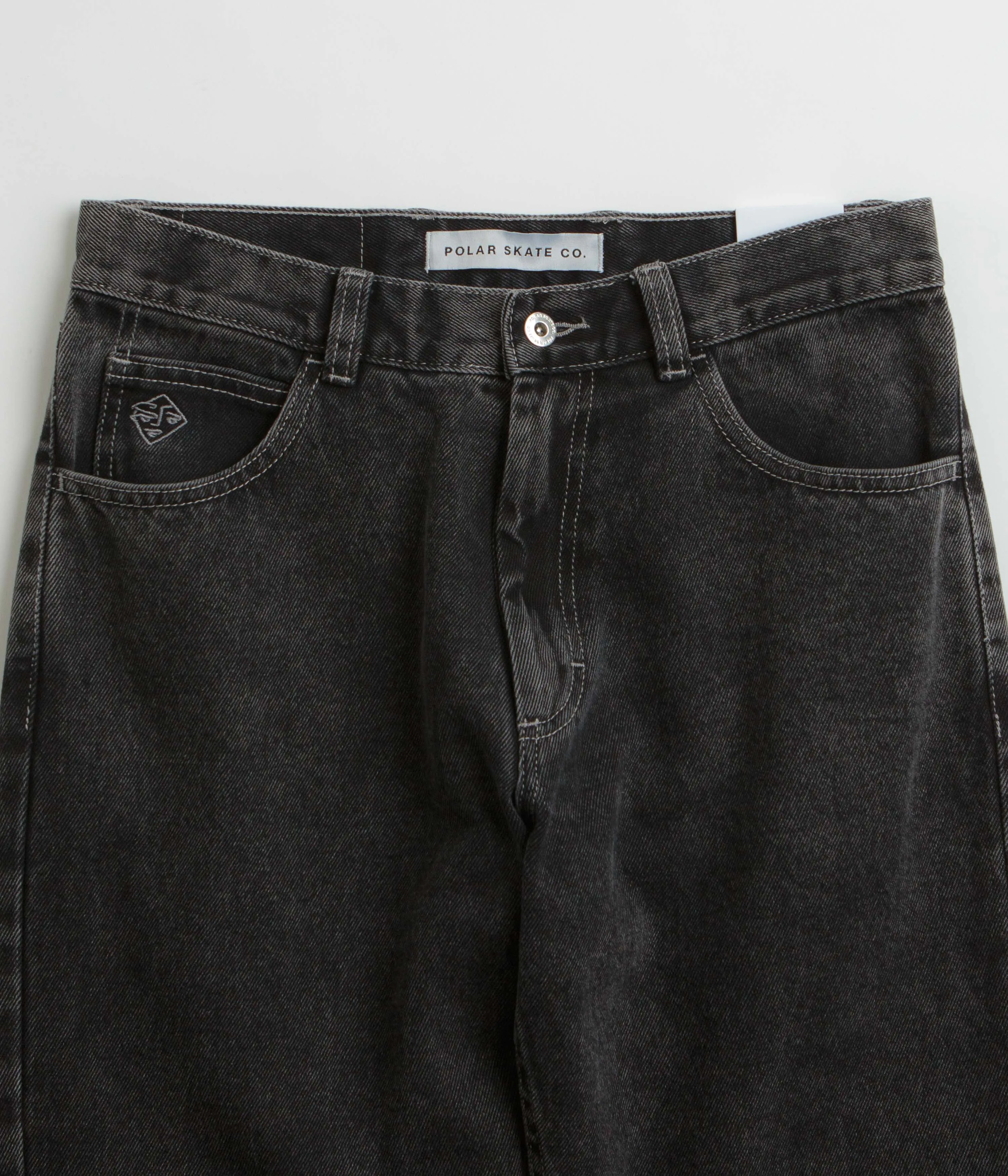 Stylish Daily Wear Parent Style Polar 89 Jeans - Silver Black