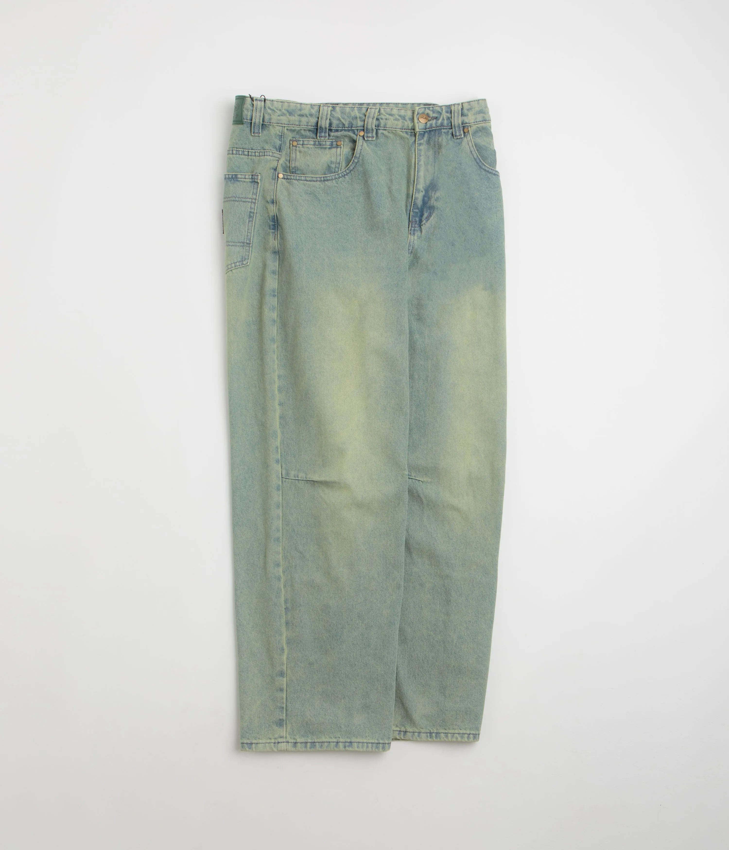 Butter Goods Wide Cut Jeans - Tinted Blue Wash Weekend Vibes