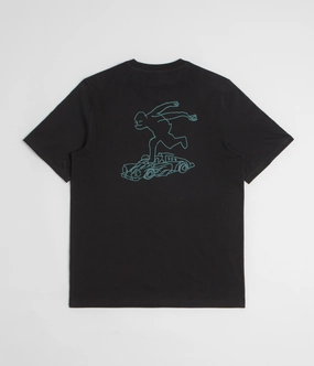 Outdoor Smart Adidas Shmoofoil Gonz Speedy T-Shirt - Black / Preloved Teal