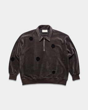 Daisy Quarter Zip Jumper - Charcoal Corduroy Jersey User Experience