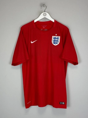 Anti Pill Finish Vented Panels 2014/15 ENGLAND AWAY SHIRT (XL) NIKE