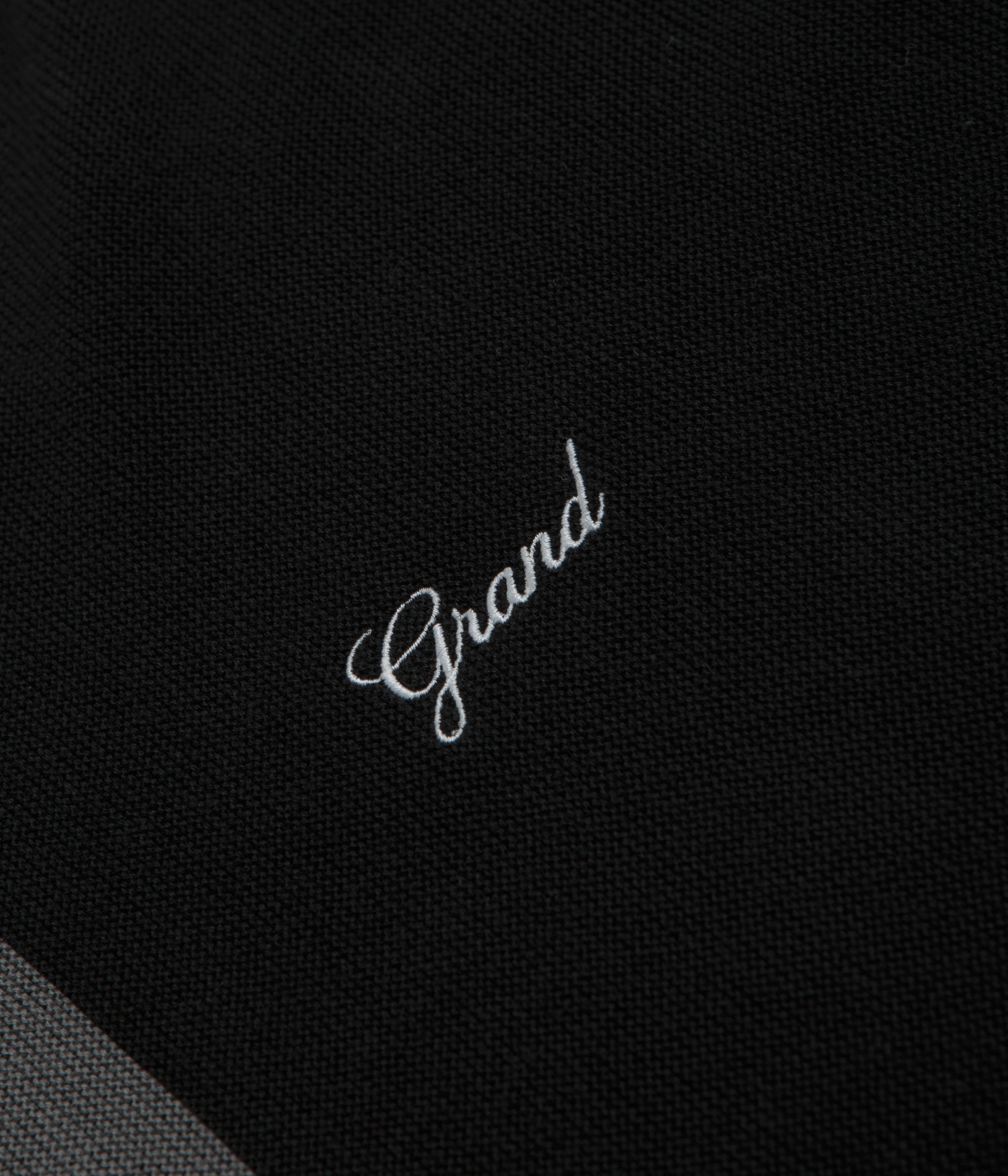 Grand Collection Knit 1/4 Zip Sweatshirt - Grey / Black product handmade uniqueness product personalization ideas