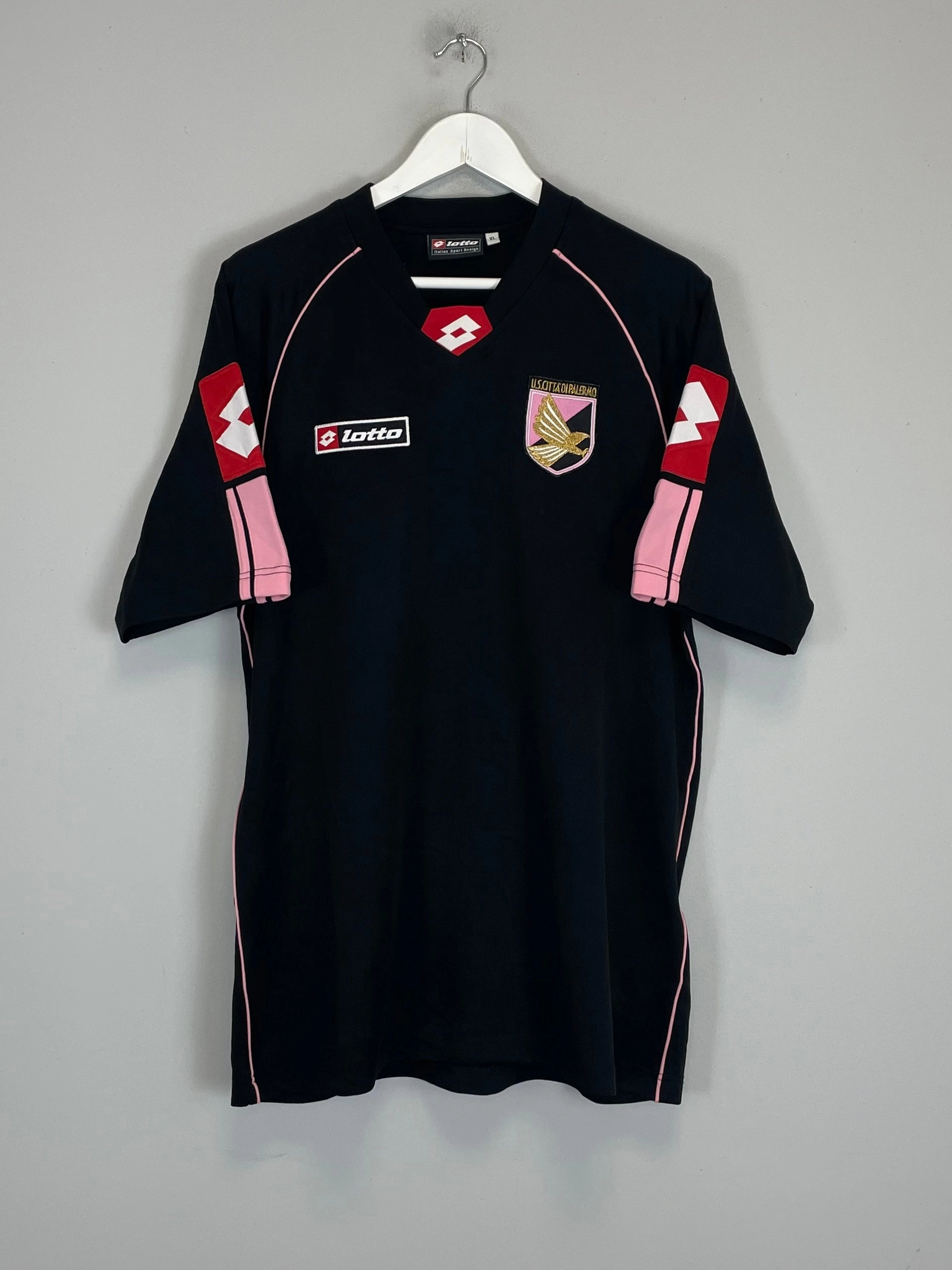 2008/09 PALERMO TRAINING SHIRT (XL) LOTTO Elastic Cuff Retention