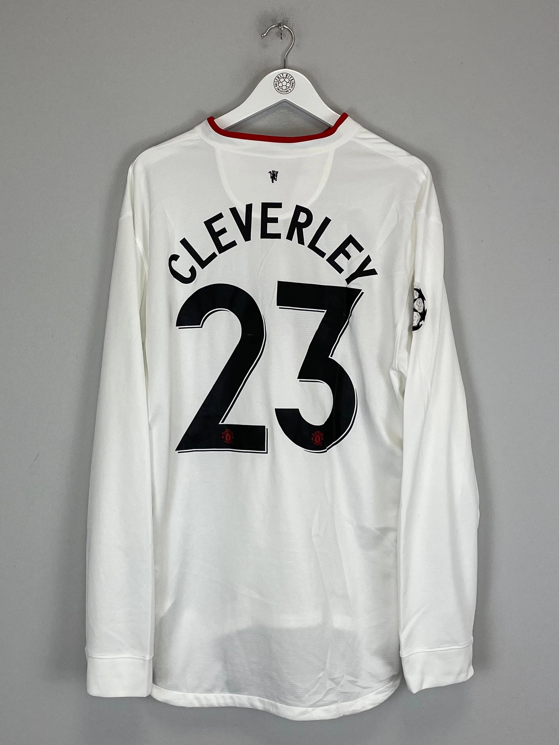 2012/13 MANCHESTER UNITED CLEVERLEY #23 L/S C/L AWAY SHIRT (XXL) NIKE Elasticated Waistband Design