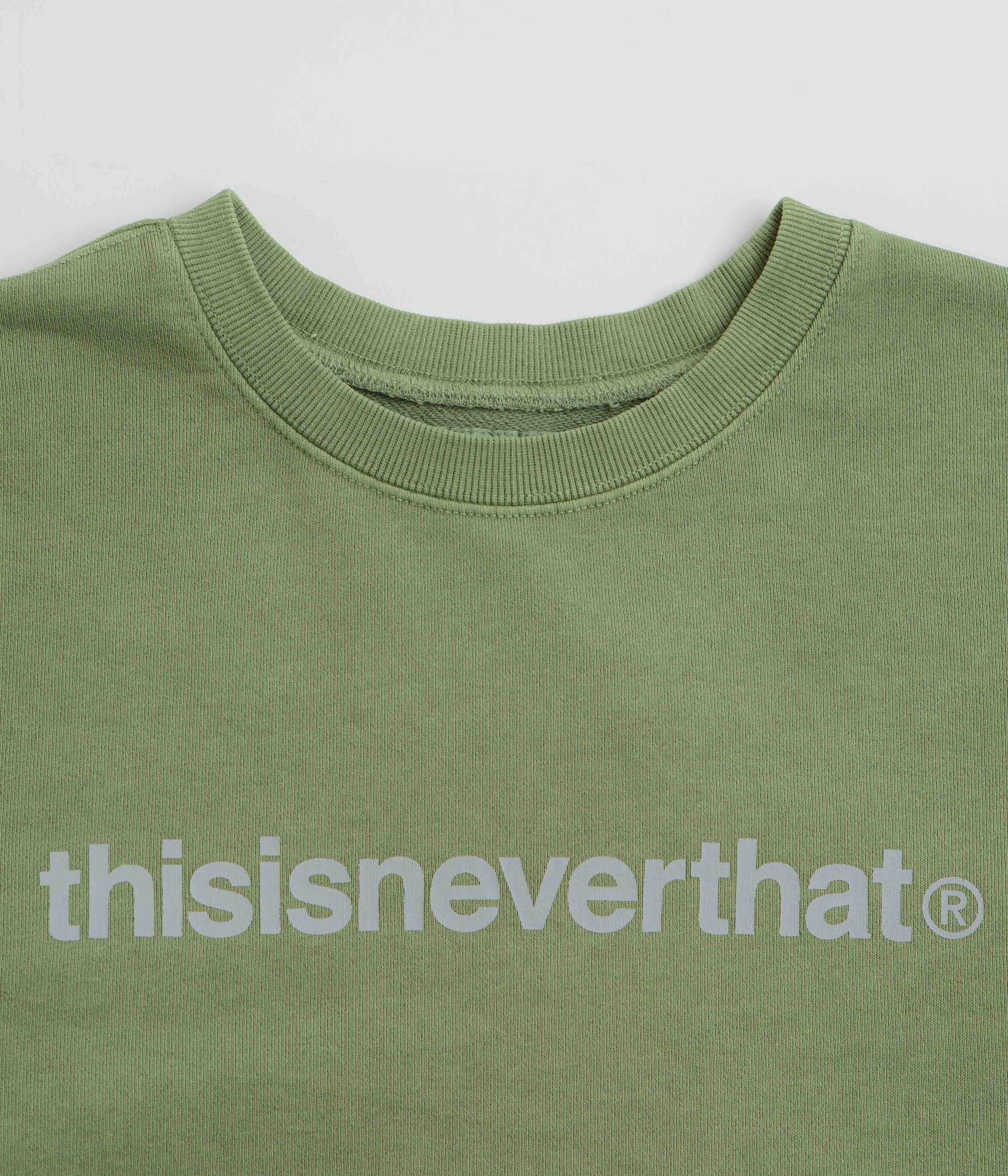 thisisneverthat T-Logo LT Crewneck Sweatshirt - Moss Street-Ready Look