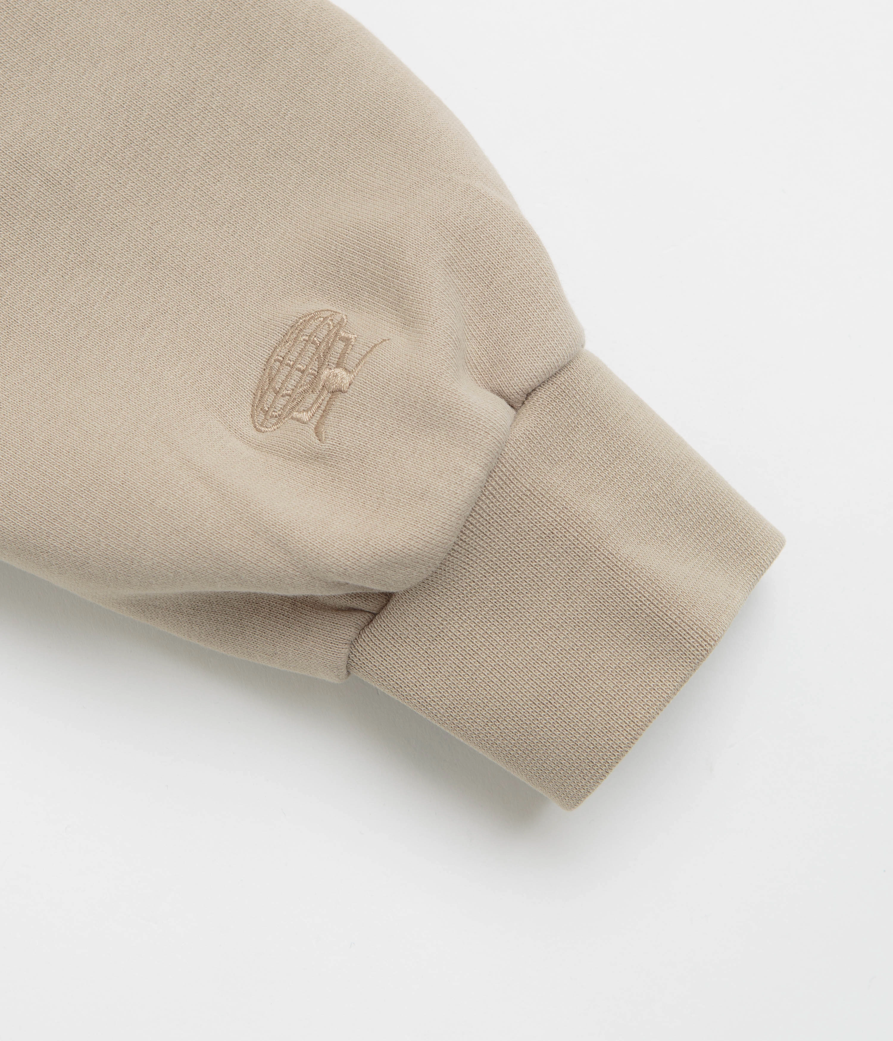 Flexible Hood Structure Penguin like Butter Goods Basic Hoodie - Washed Sandstone