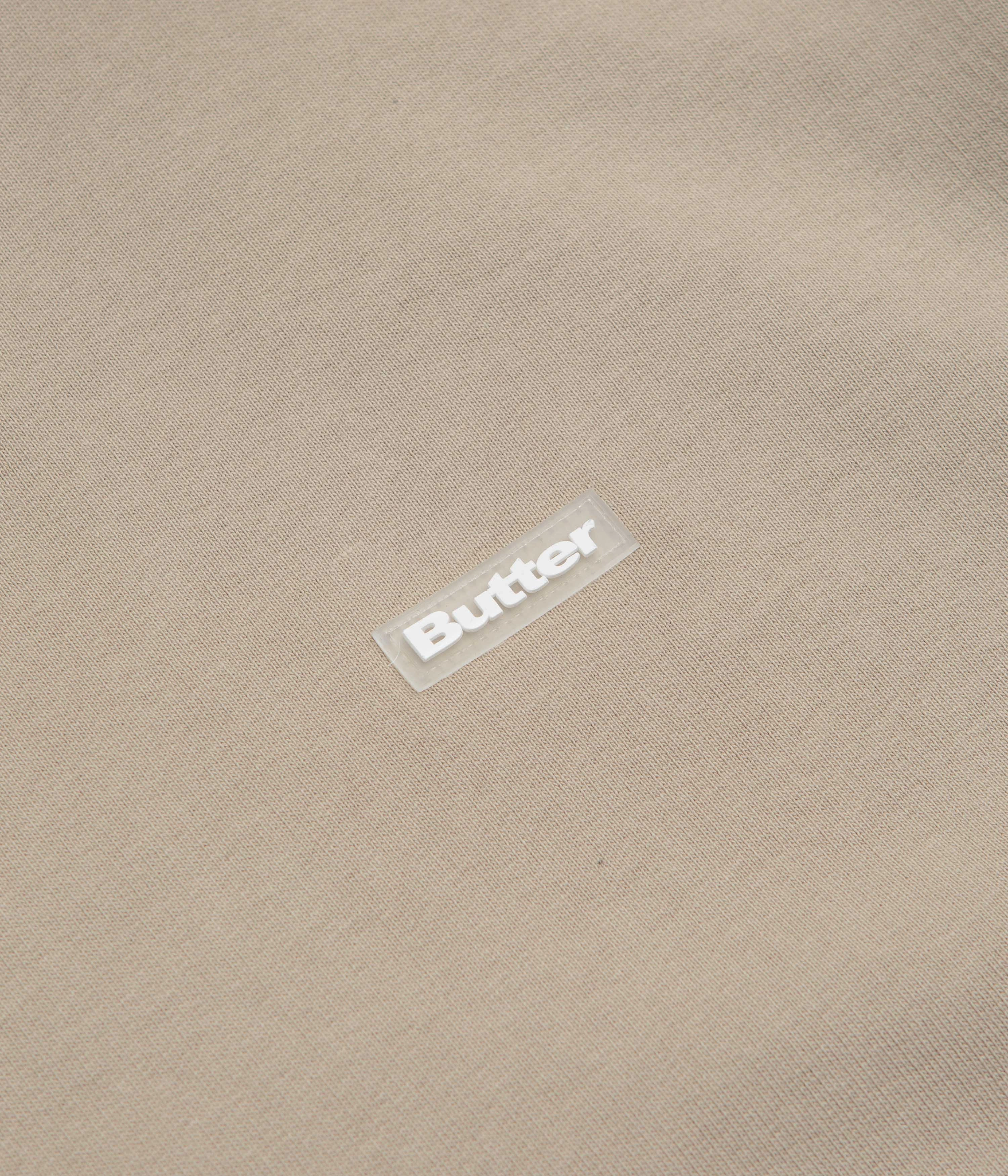 Formal Casual Metallic look Butter Goods Basic Hoodie - Washed Sandstone