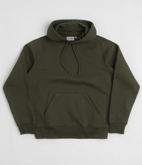 Carhartt Chase Hoodie - Olive / Gold YKK Zipper