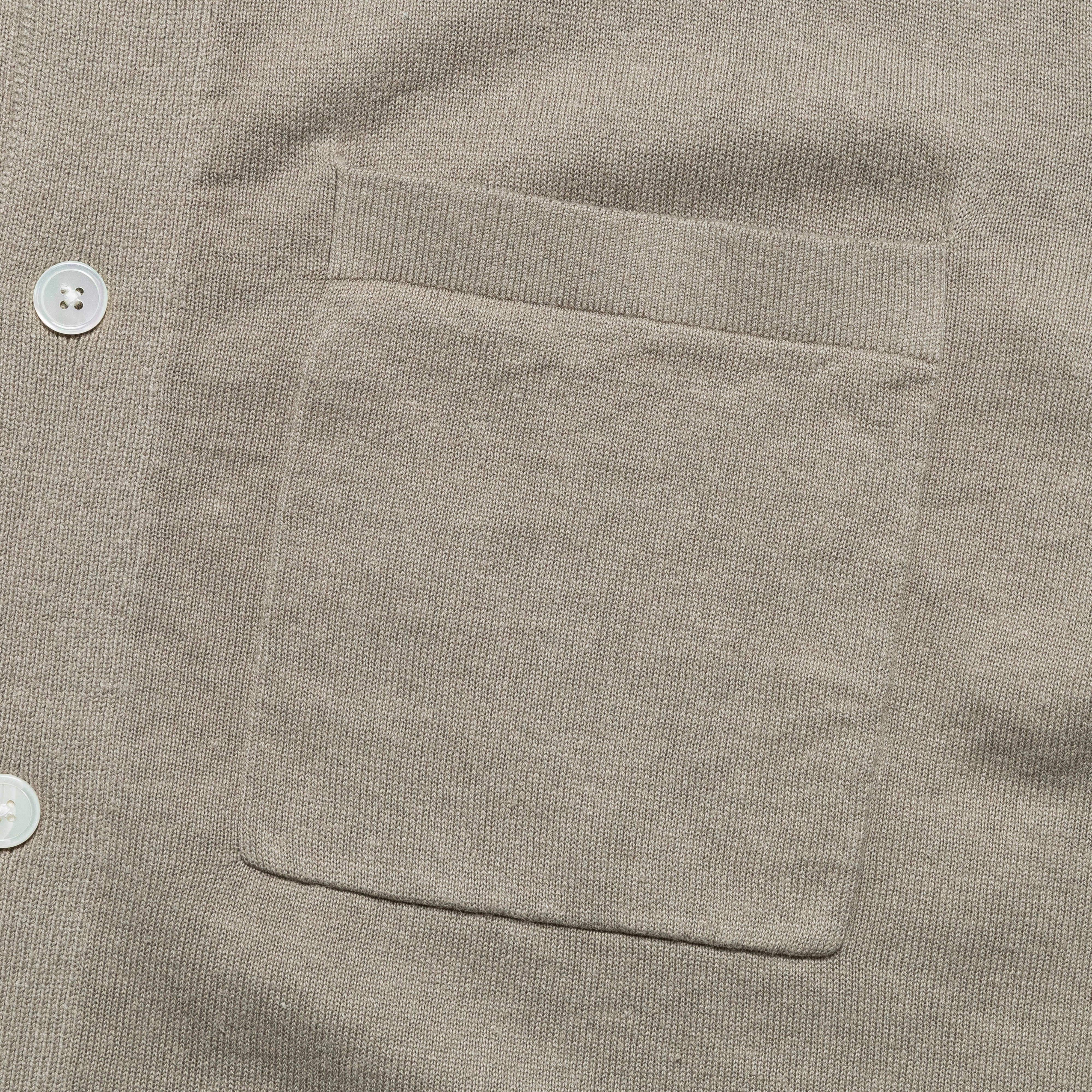 Refined Aesthetic Rollo Cotton Linen SS Shirt - Clay