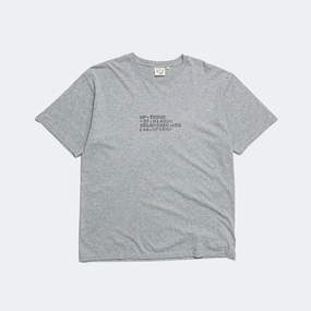 City Look Sustainable Fibers Stencil T-Shirt x UP THERE - Heather Grey