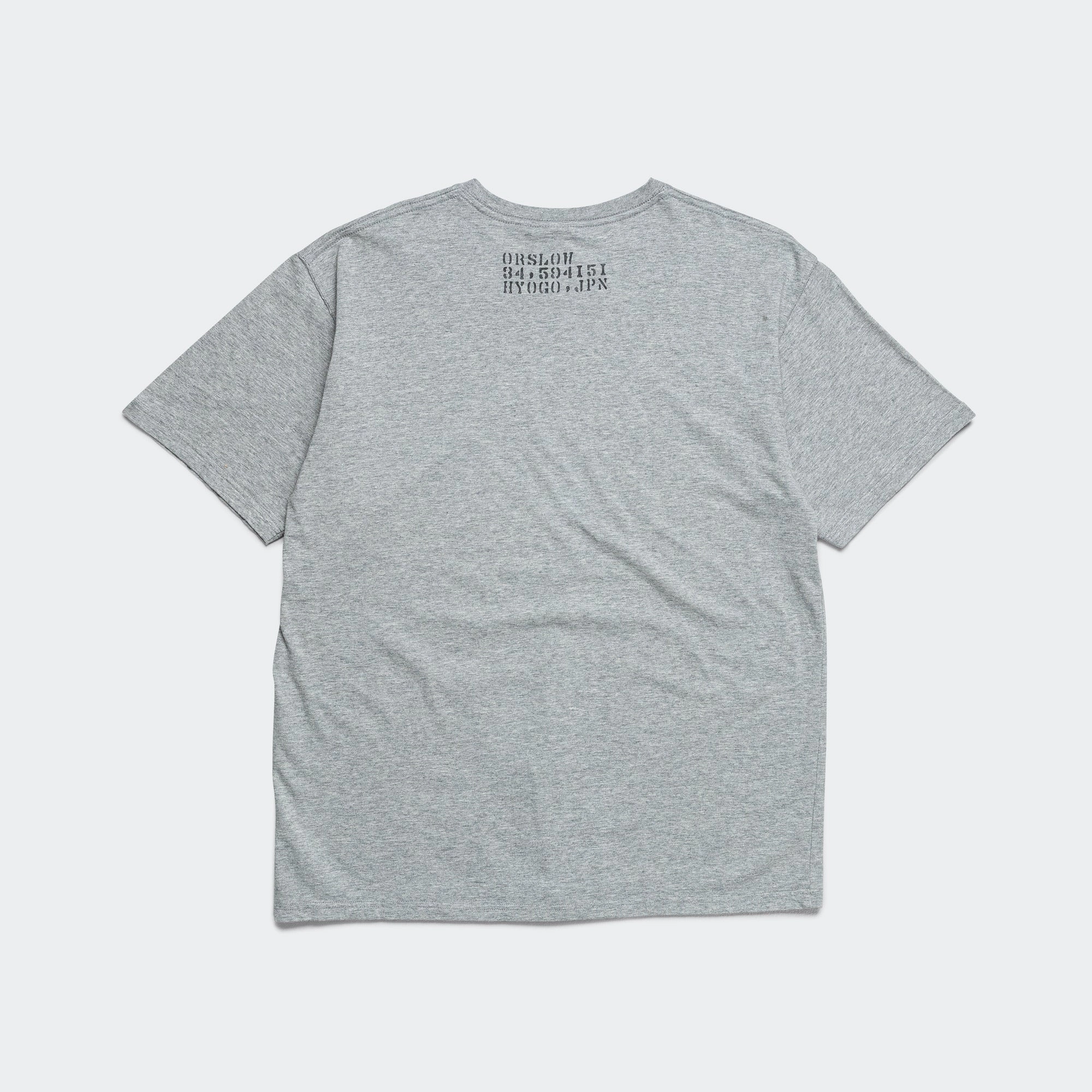 Everyday apparel Stencil T-Shirt x UP THERE - Heather Grey