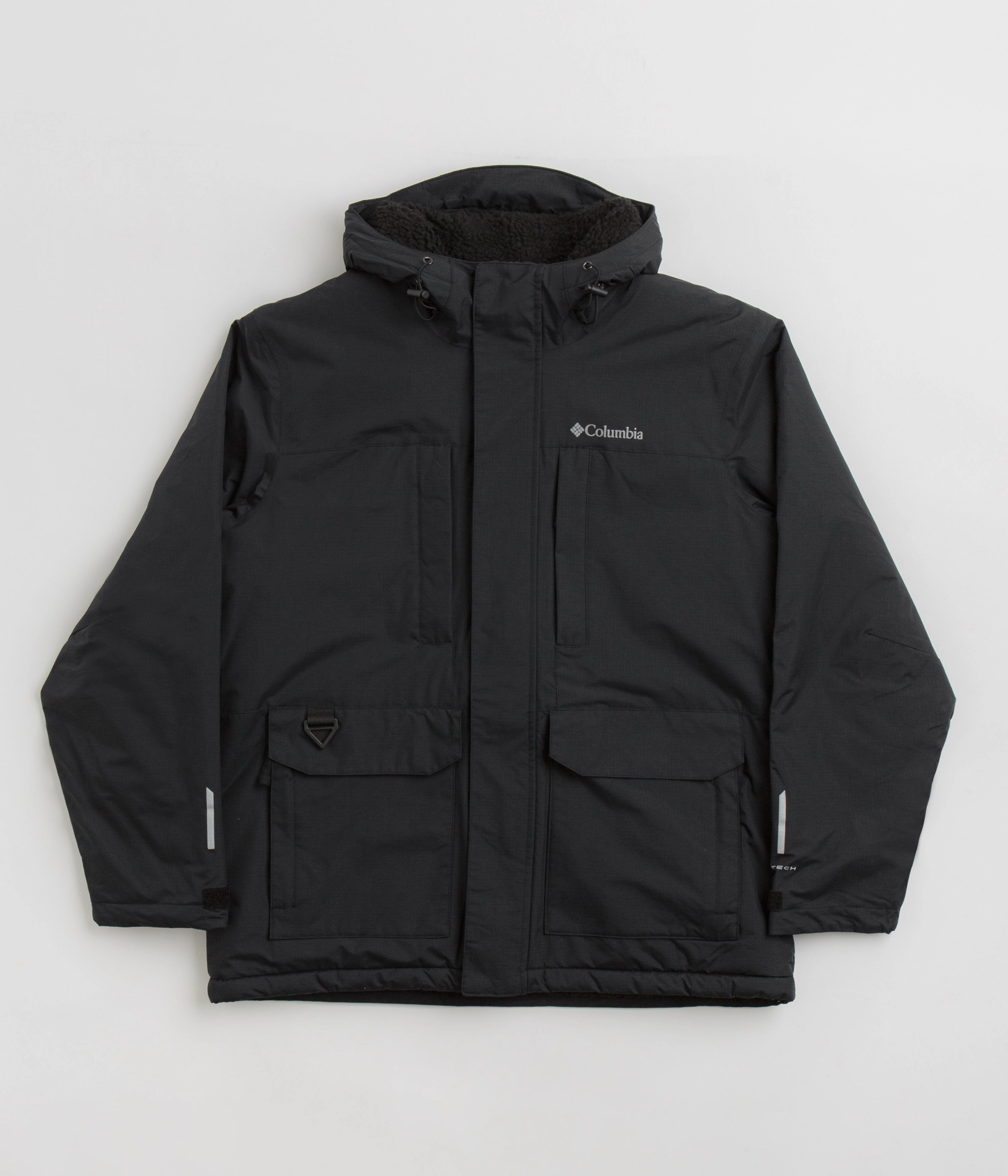 Transitional Weather Dispute Columbia Landroamer Sherpa Lined Jacket - Black
