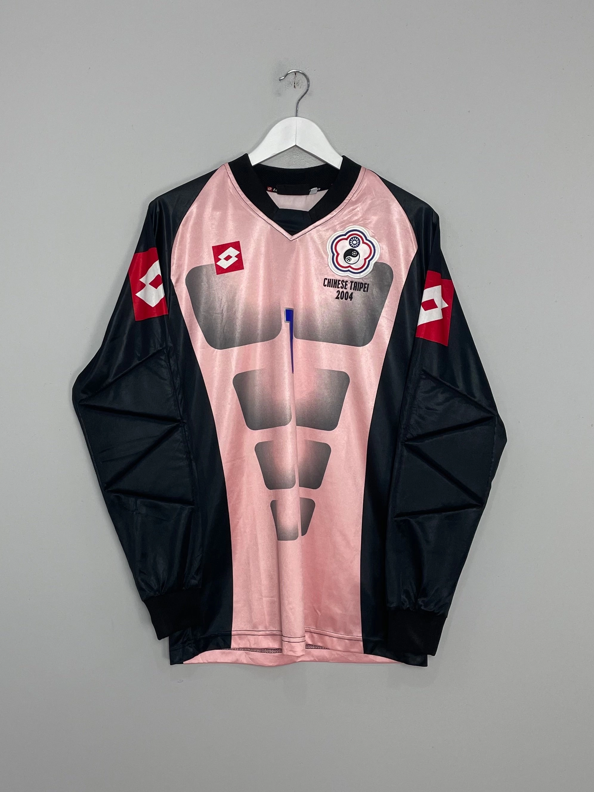 Air Flow Tech 2004 CHINESE TAIPEI WU YING #1 *PLAYER ISSUE* GK SHIRT (L) LOTTO