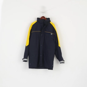 All-Season Outerwear Fritz Hoesmann Men 52/54 L Jacket Navy Deutsche Post Gore-Tex Removable Fleece Top