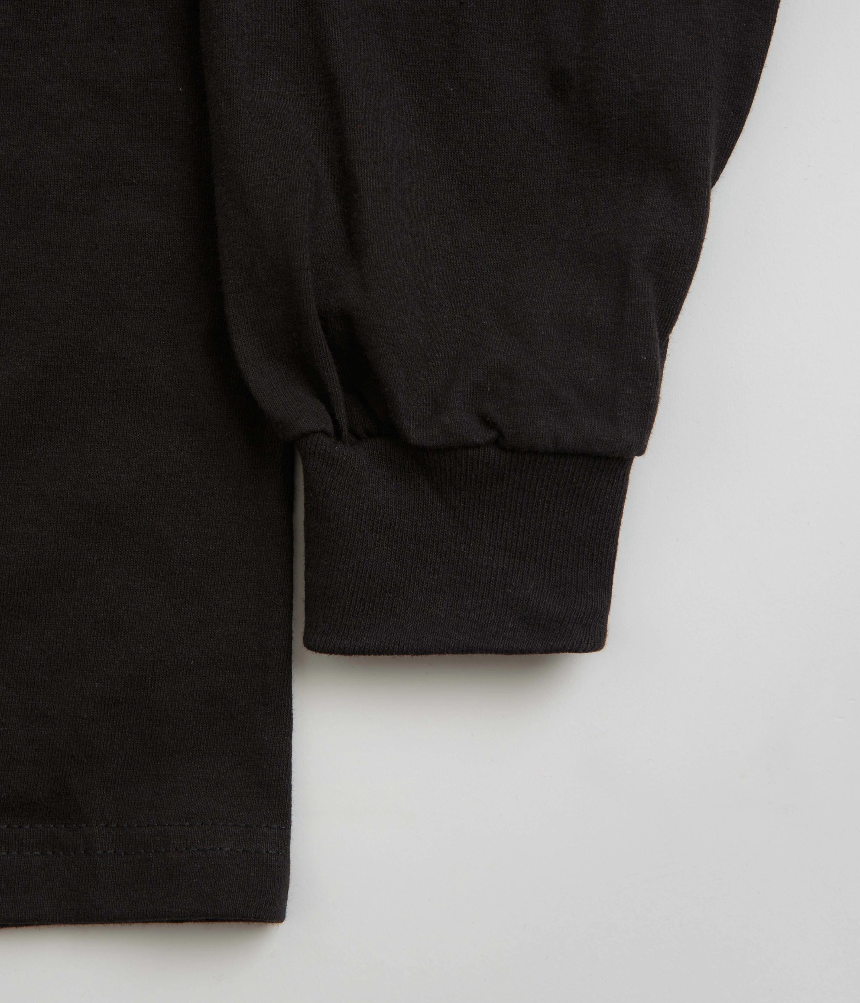 Everyday Top SeamlessSidePanels Frog Broken Glasses Long Sleeve T-Shirt - Black