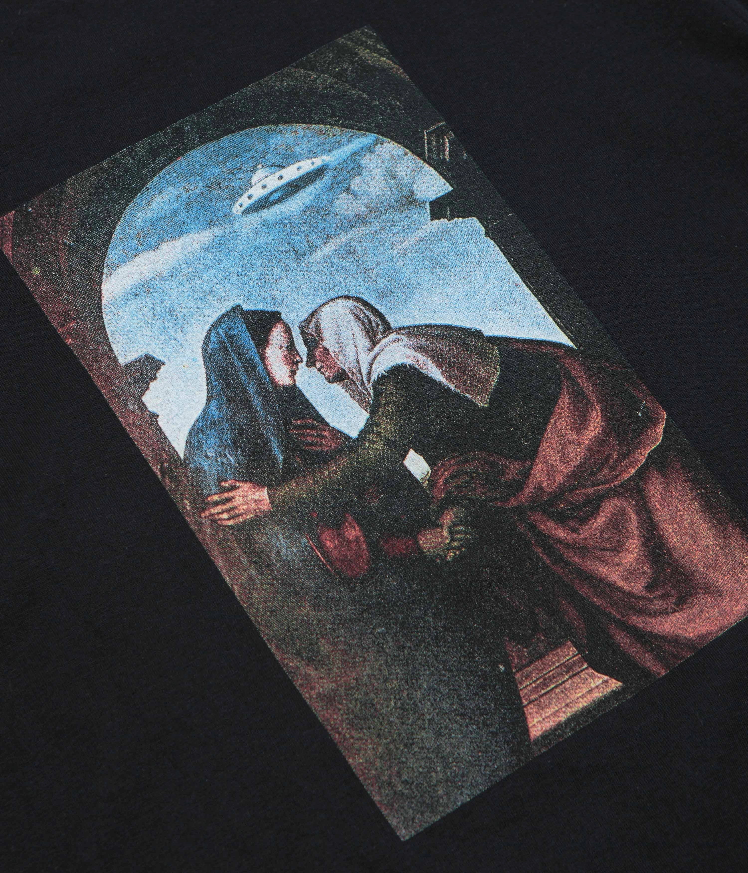 Fucking Awesome Believe T-Shirt - Black Chic and Cozy Tagless Neckline