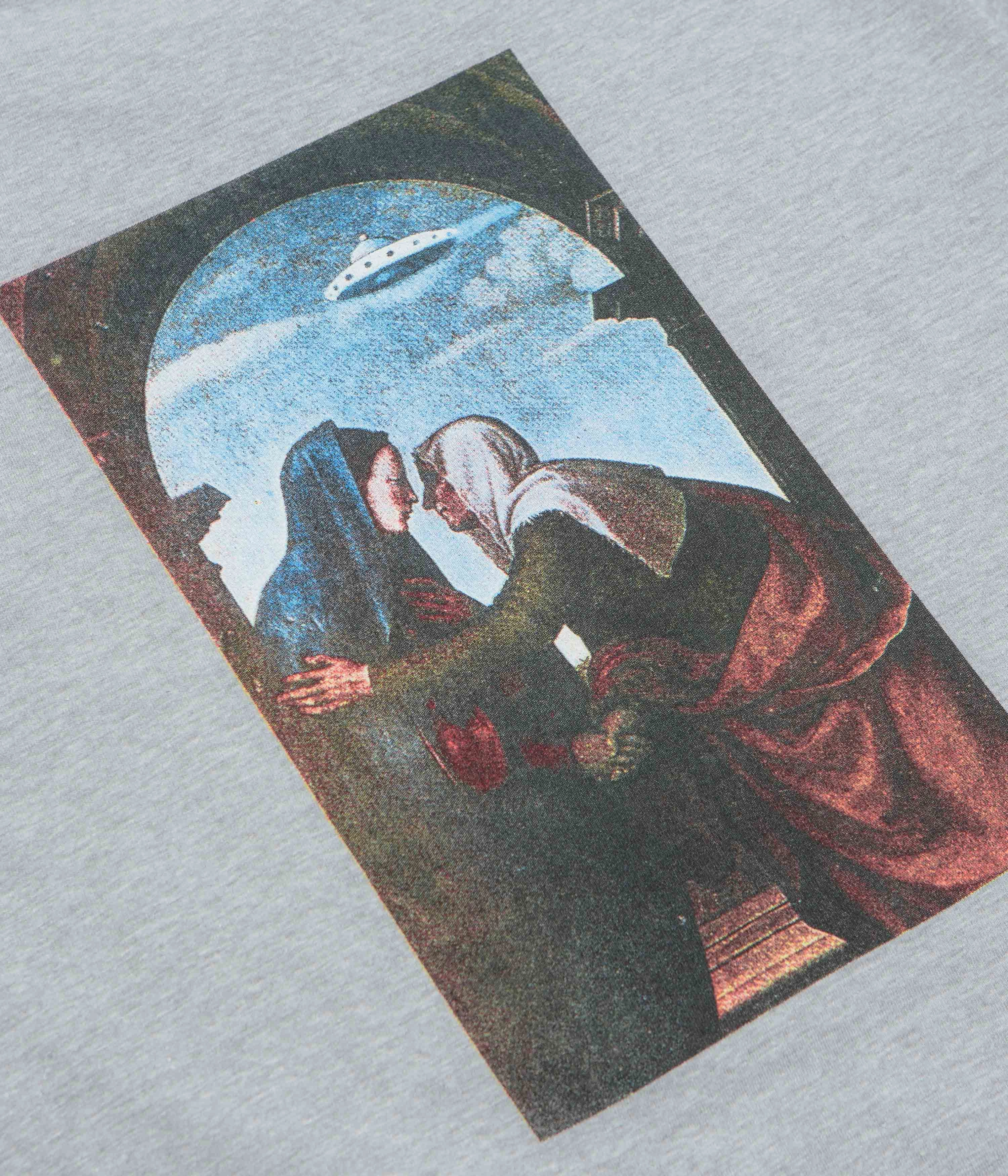 Fucking Awesome Believe T-Shirt - Grey Heather Cozy Wardrobe Everyday Top