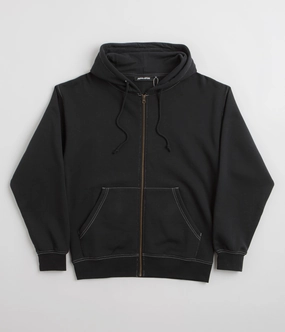 Fucking Awesome Contrast Stitch Hoodie - Black autumn clothing Breathable Material