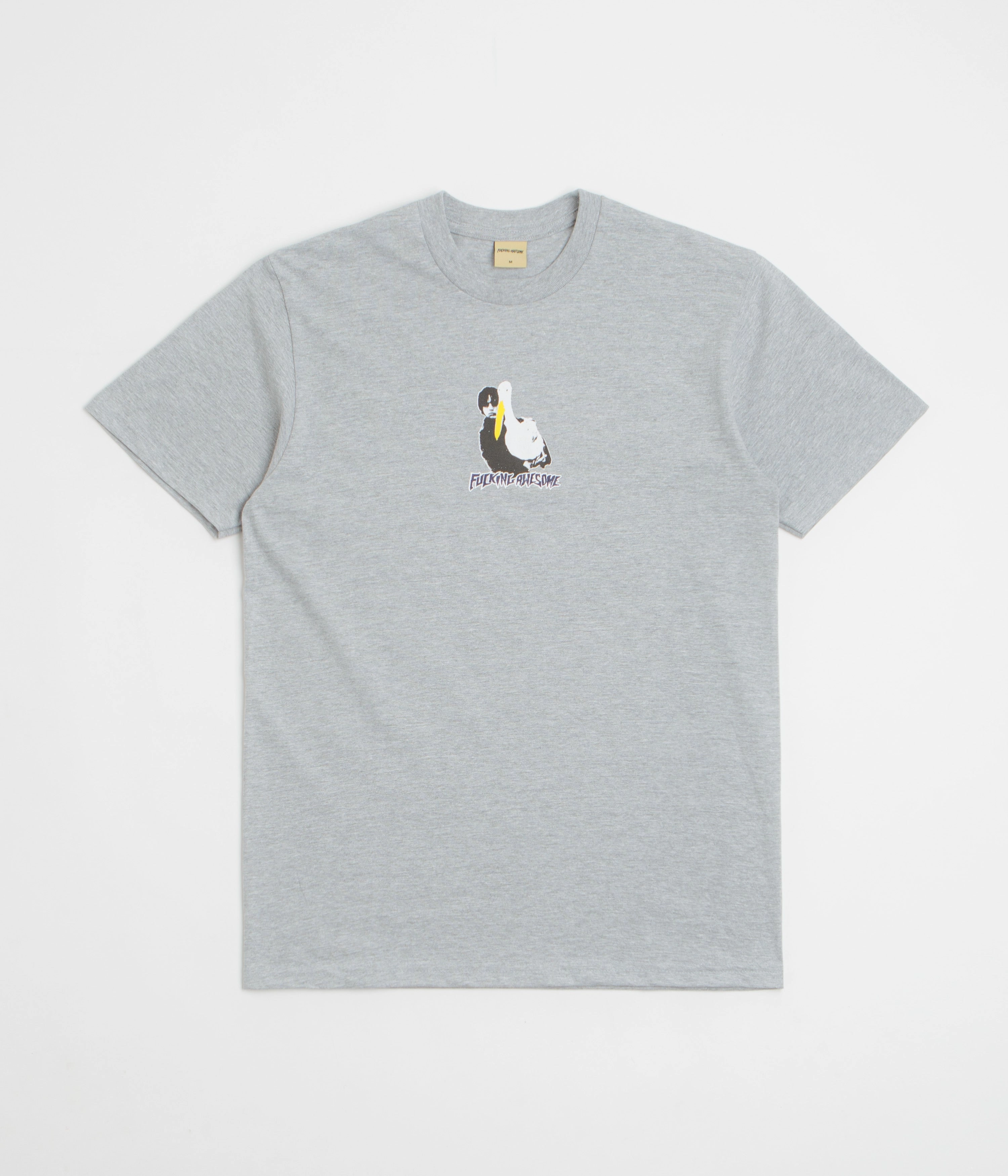 Fucking Awesome High Lonesome II T-Shirt - Grey Heather Minimalist Comfort Moisture Management