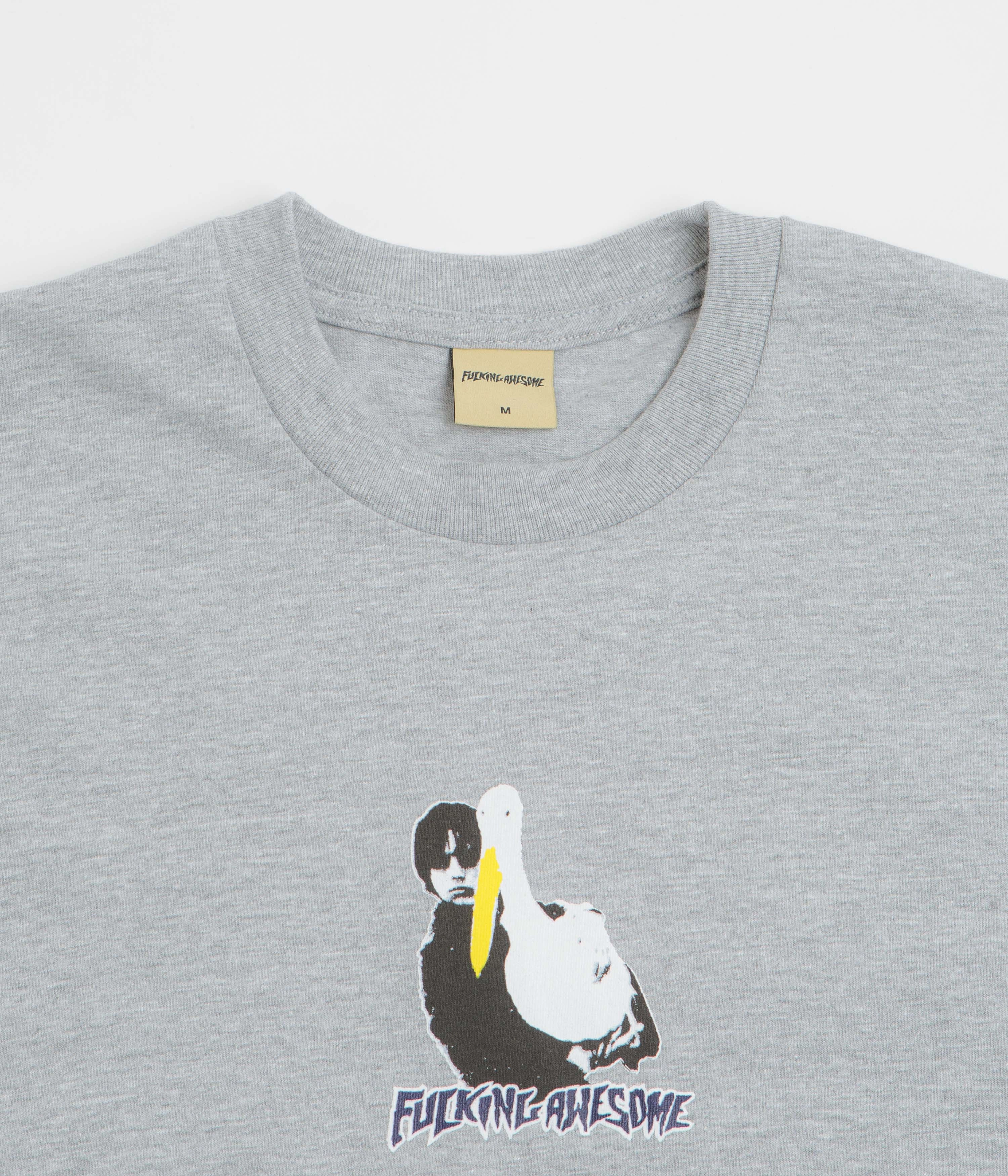 Fucking Awesome High Lonesome II T-Shirt - Grey Heather Simple Wear