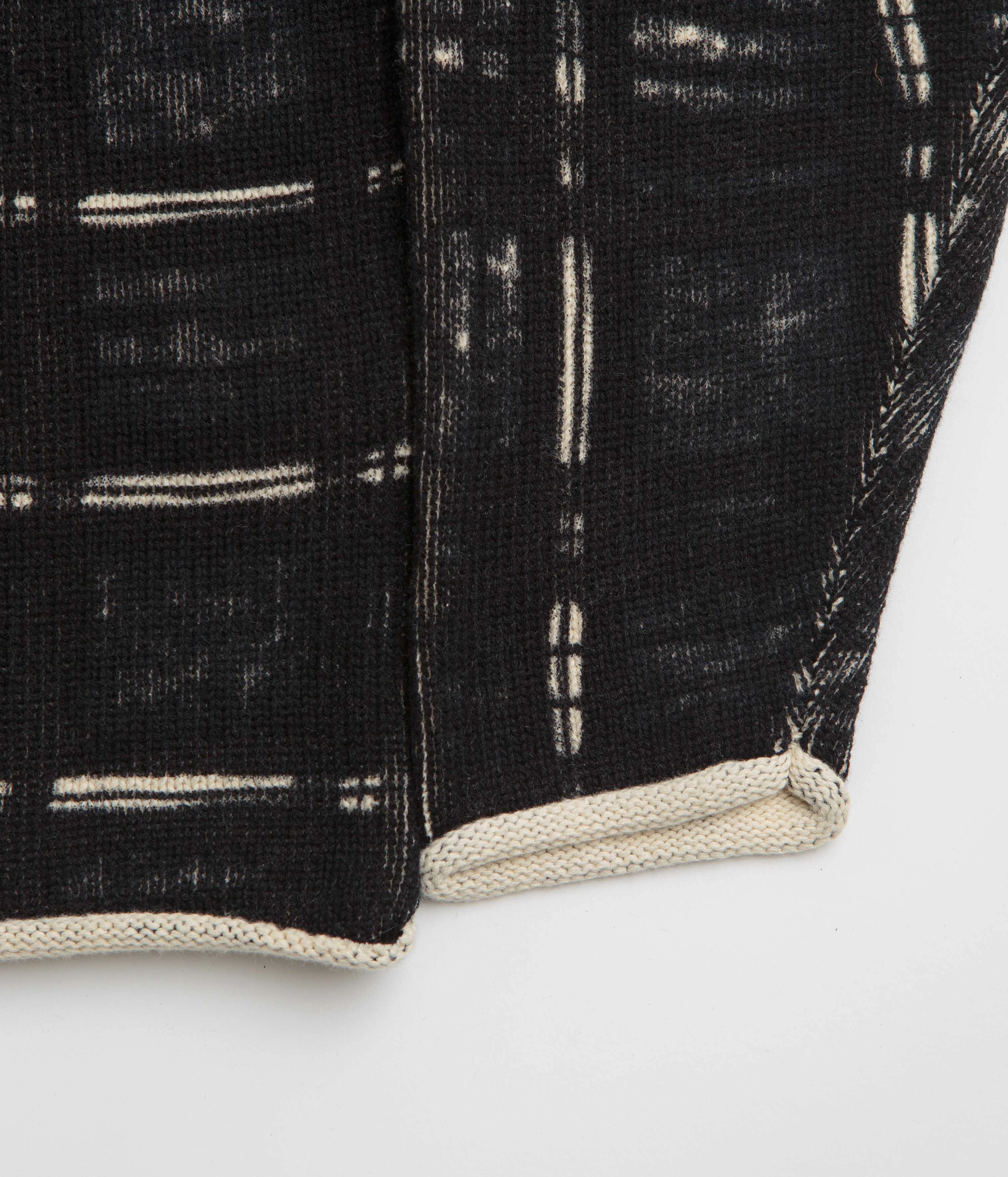 Cool Vibes Fucking Awesome Printed Plaid Sweatshirt - Black Plaid