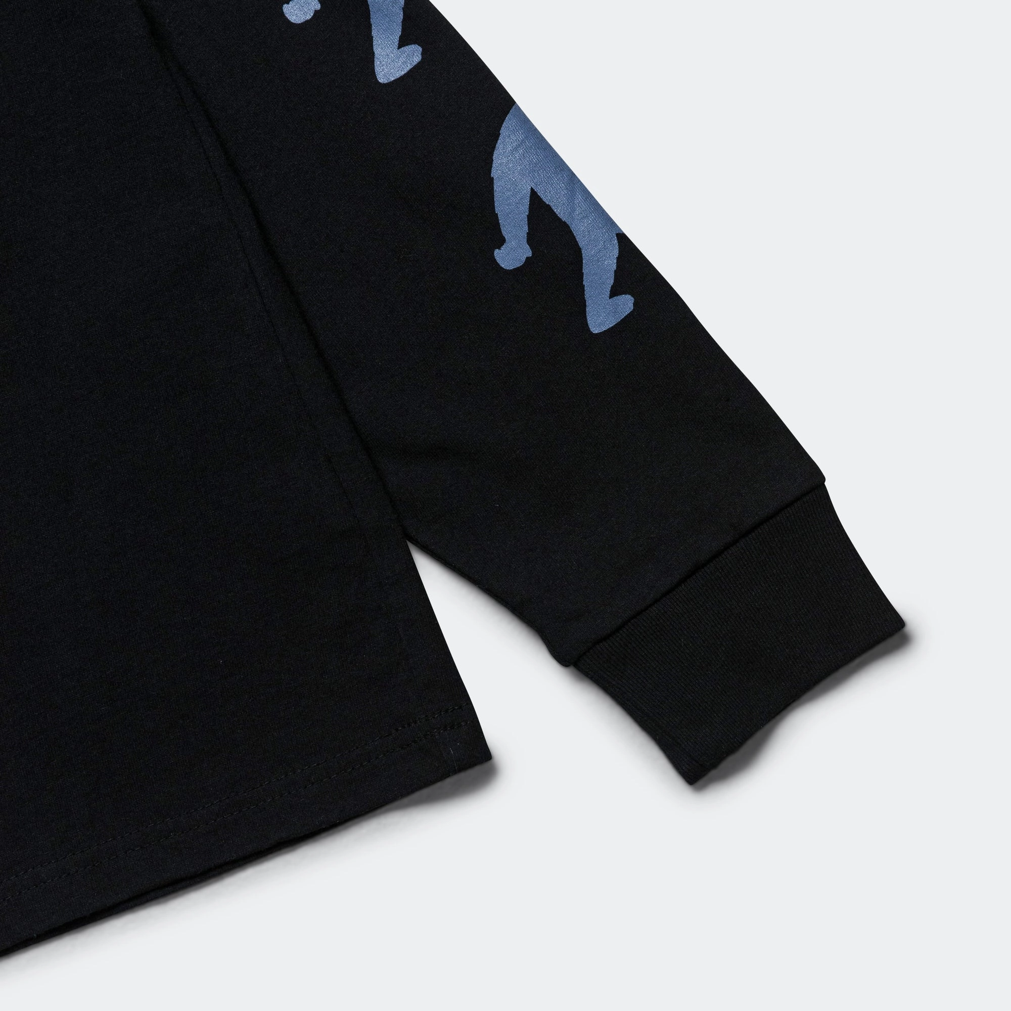 Fuji Records Bigfoot Logo LS Tee x Tacoma - Black Relaxed Vibes