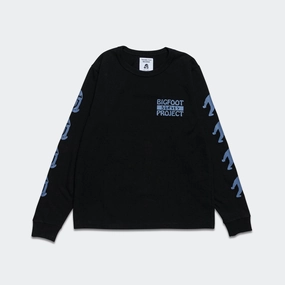 Fuji Records Bigfoot Logo LS Tee x Tacoma - Black Thermal Regulating Layer