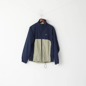 Minimal Form Etirel Men M Jacket Navy Activewear Mesh Lined Sport Lightweight Track Top