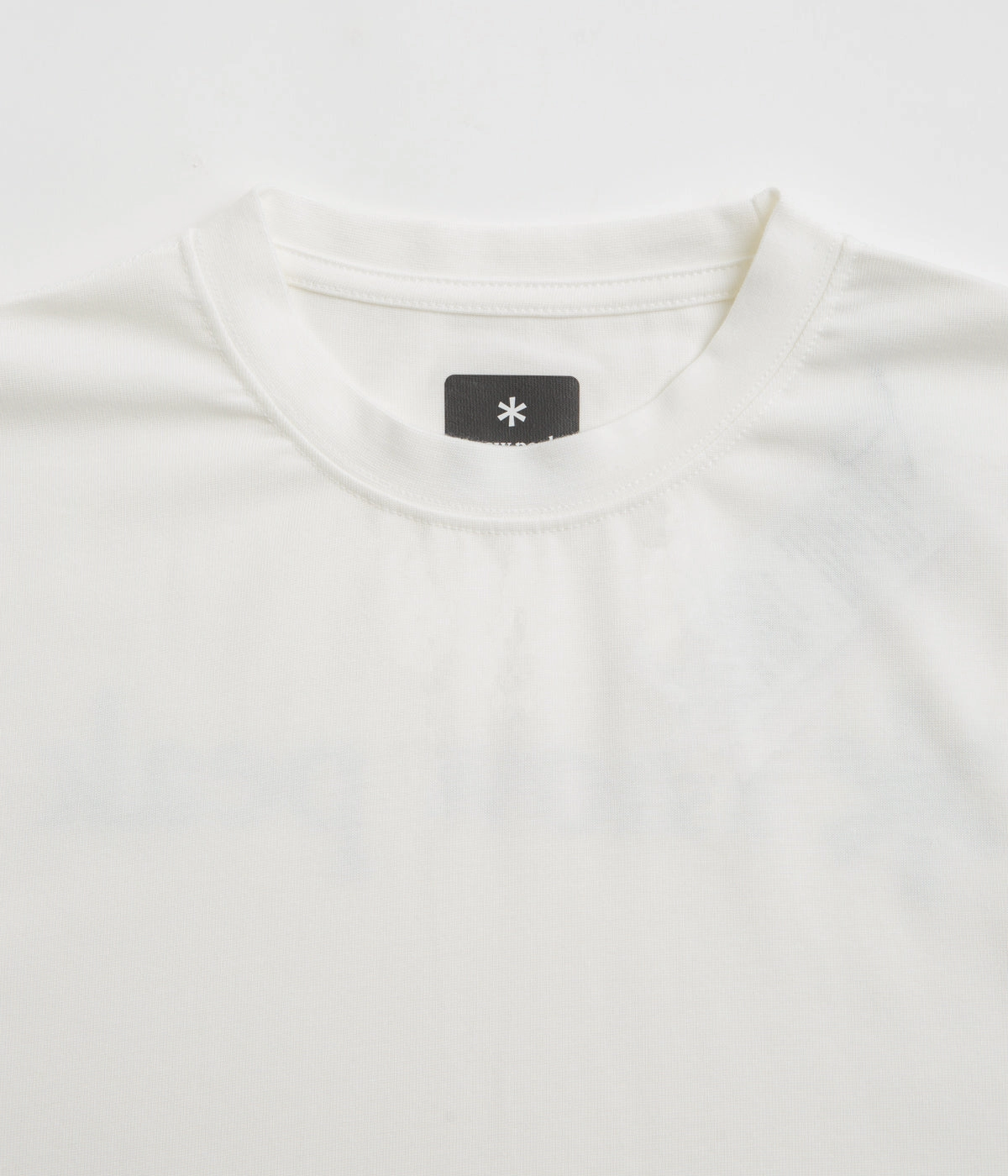 Thermoregulating Fabric Men's masculinity Snow Peak NSD Back Logo T-Shirt - Off White