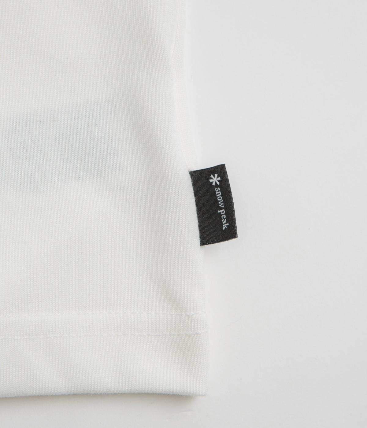 LightweightBlend Perfect Fit Wear Snow Peak NSD Back Logo T-Shirt - Off White