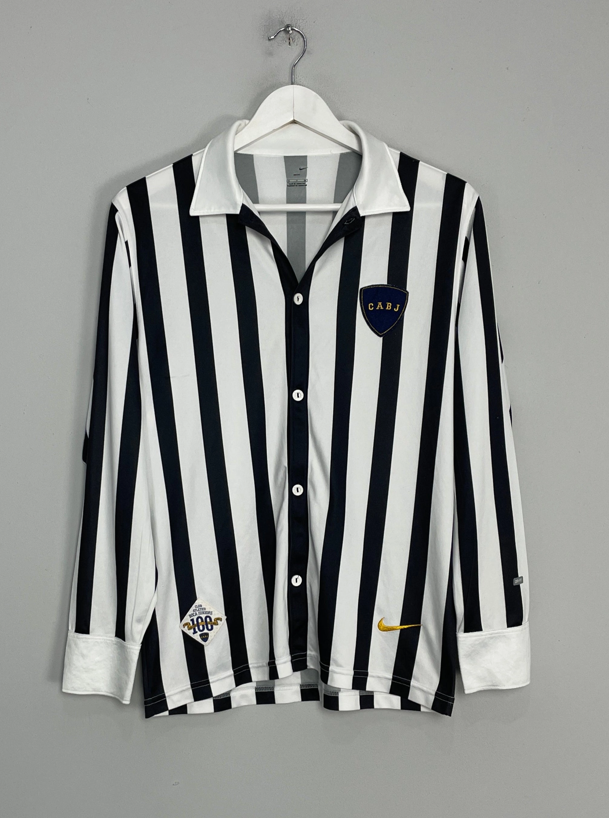 2005/06 BOCA JUNIORS L/S *CENTENARY* SHIRT (S) NIKE Easy Flow Sport Performance