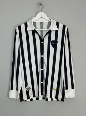 2005/06 BOCA JUNIORS L/S *CENTENARY* SHIRT (S) NIKE Easy Flow Sport Performance