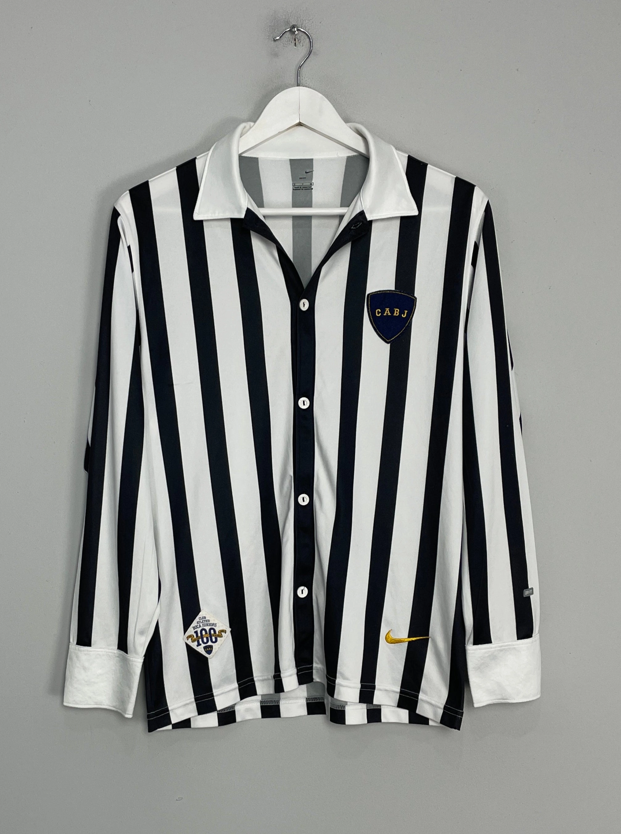 Bonded Armhole Clean Finish 2005/06 BOCA JUNIORS L/S *CENTENARY* SHIRT (S) NIKE